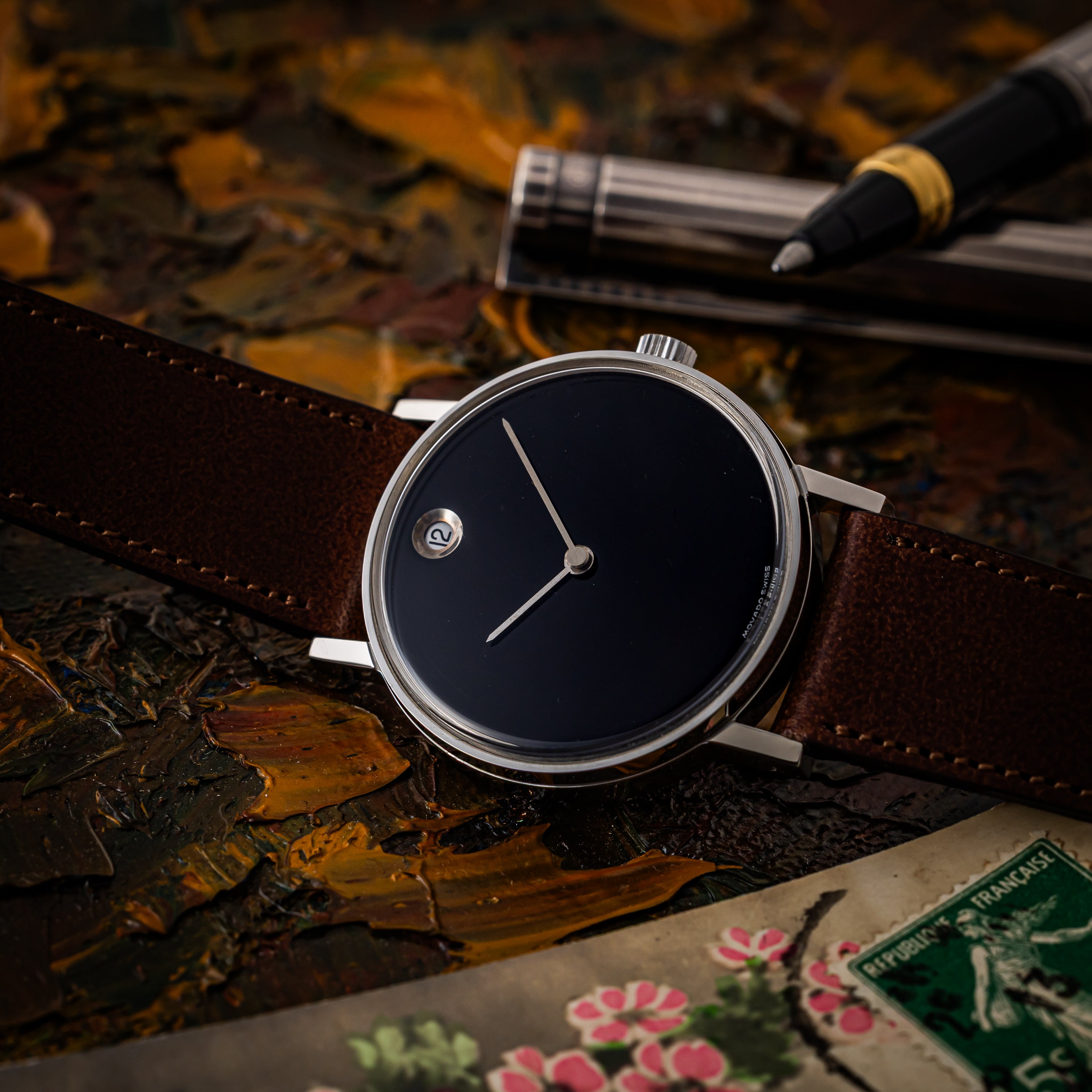 モバード ミュージアム ウォッチ ラウンドケース 1980年代製 手巻 Cal.2562C