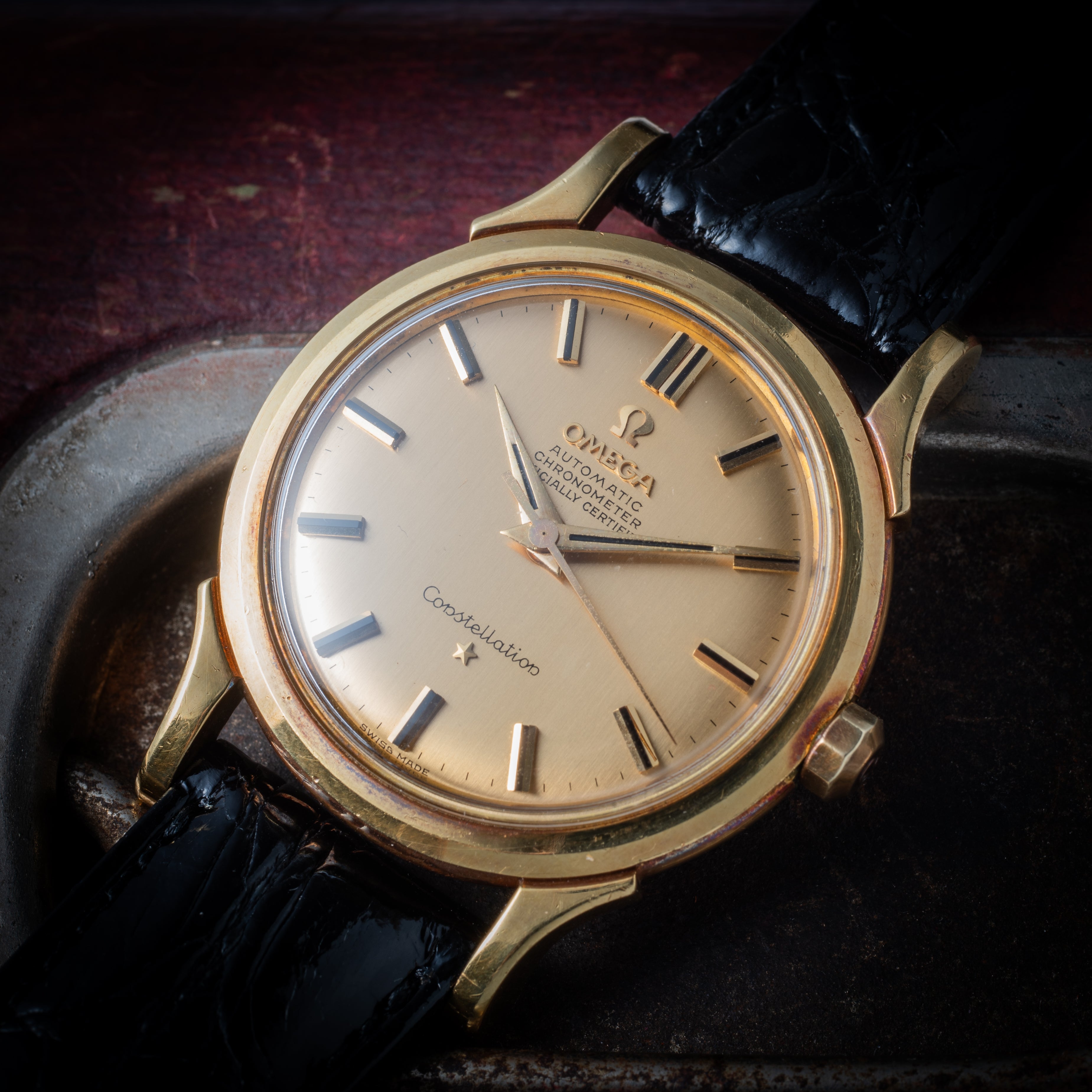 オメガ コンステレーション 18金無垢 1956年製 自動巻き Ref.2852SC Cal.505