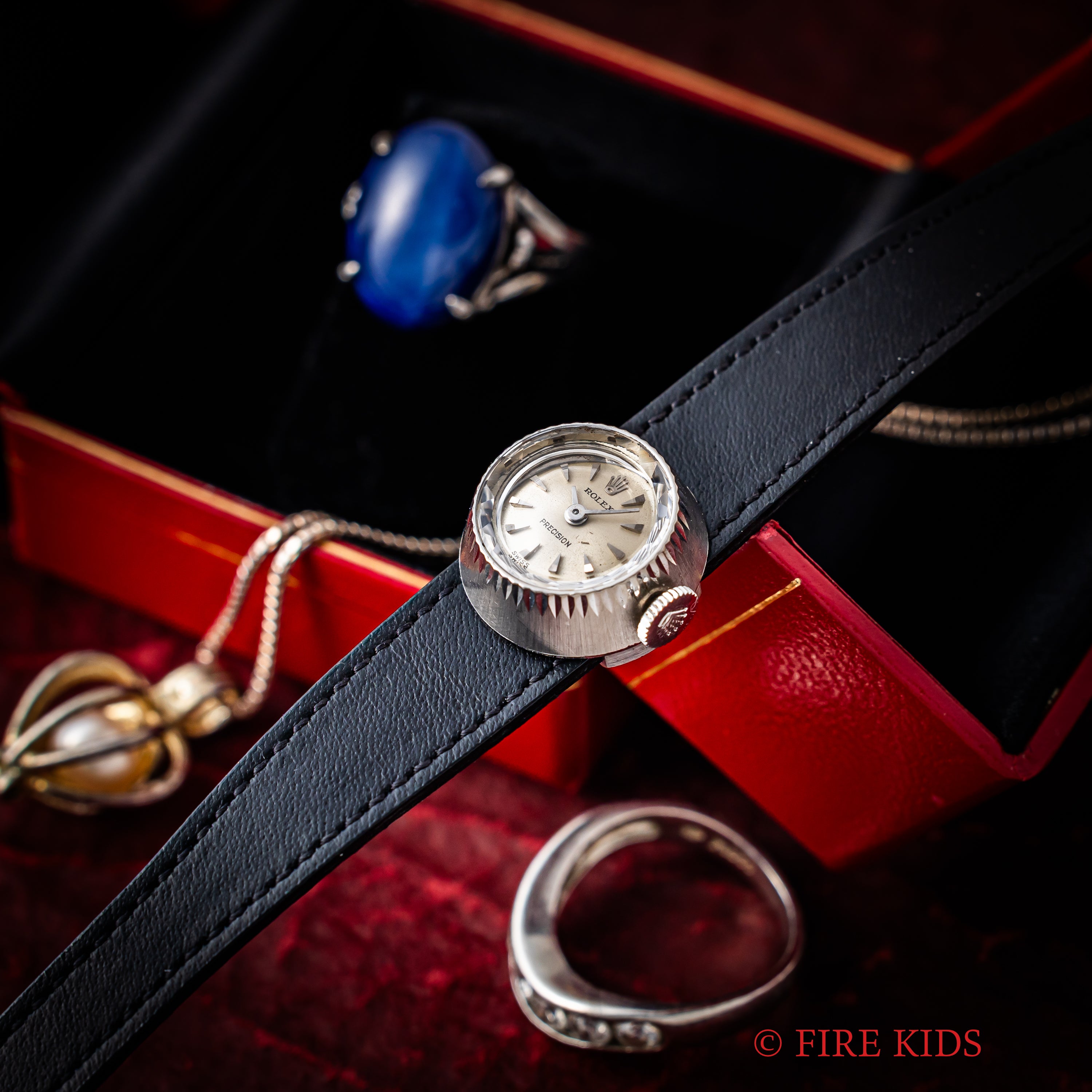 ロレックス カメレオン 18金無垢ホワイトゴールド 1968年製 手巻きRef.2033 箱付き