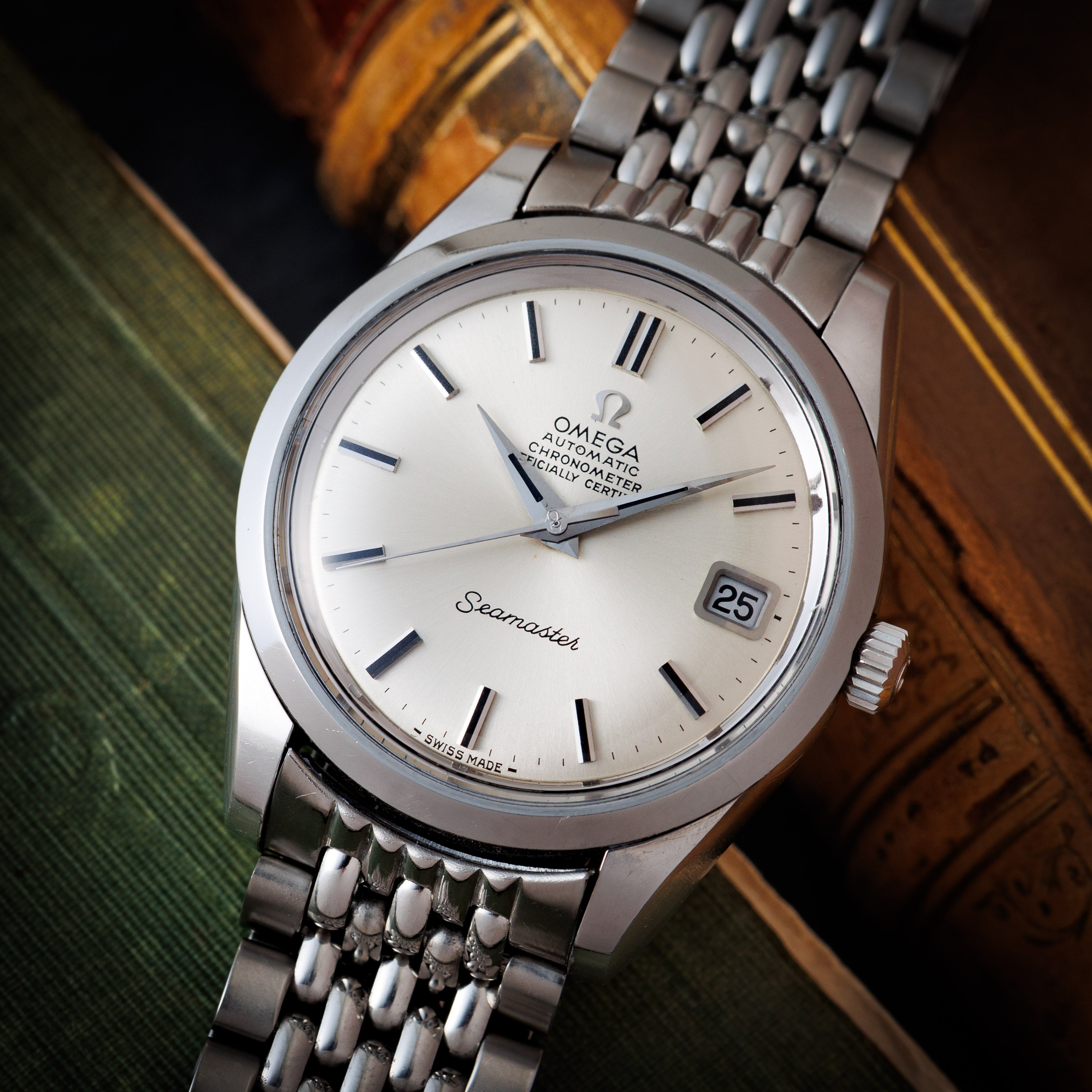 オメガ シーマスター クロノメーター 1971年製 Ref.166.010 純正ライスブレス付き