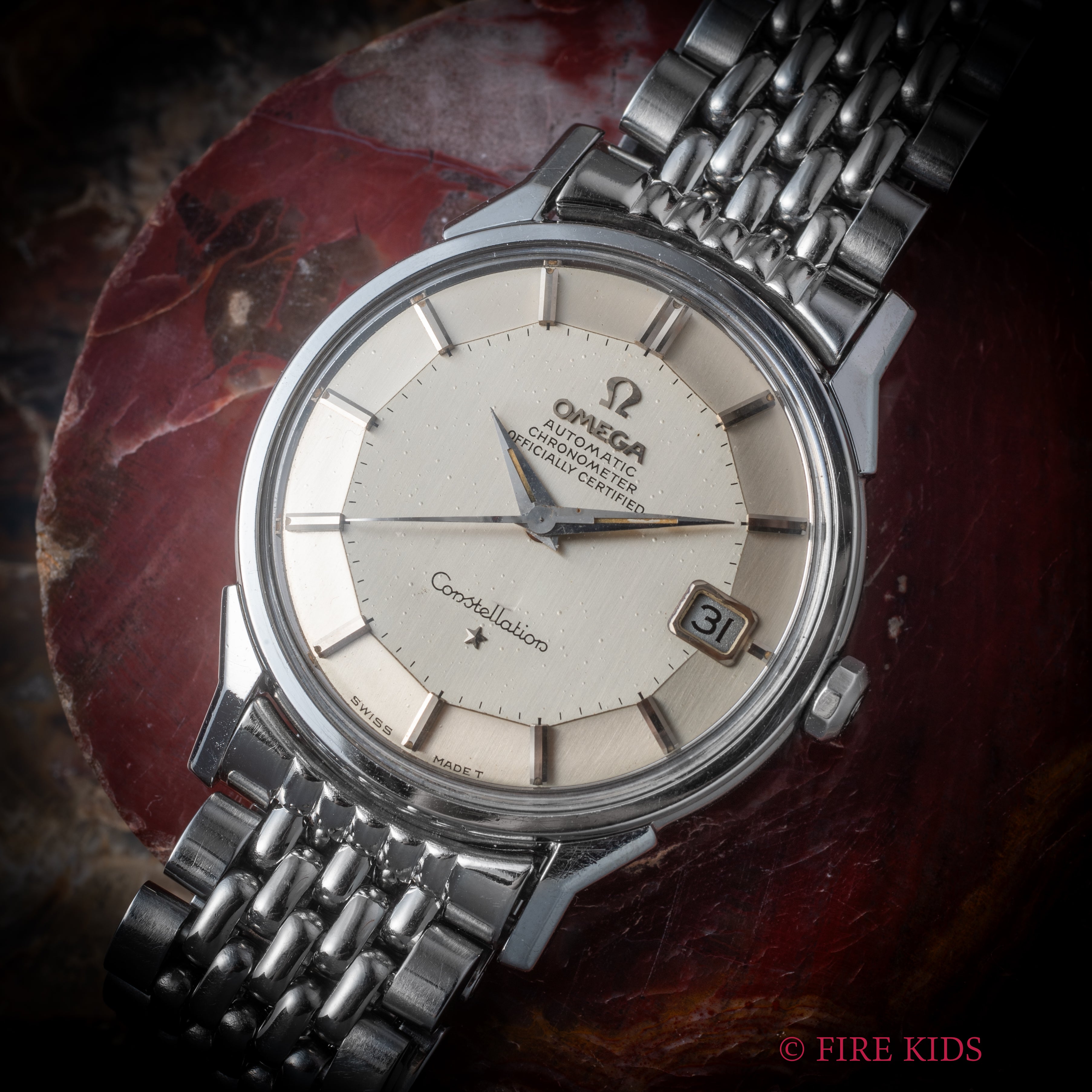 オメガ コンステレーション 12角 1967年製 自動巻クロノメーター Cal.564 純正ライスブレス