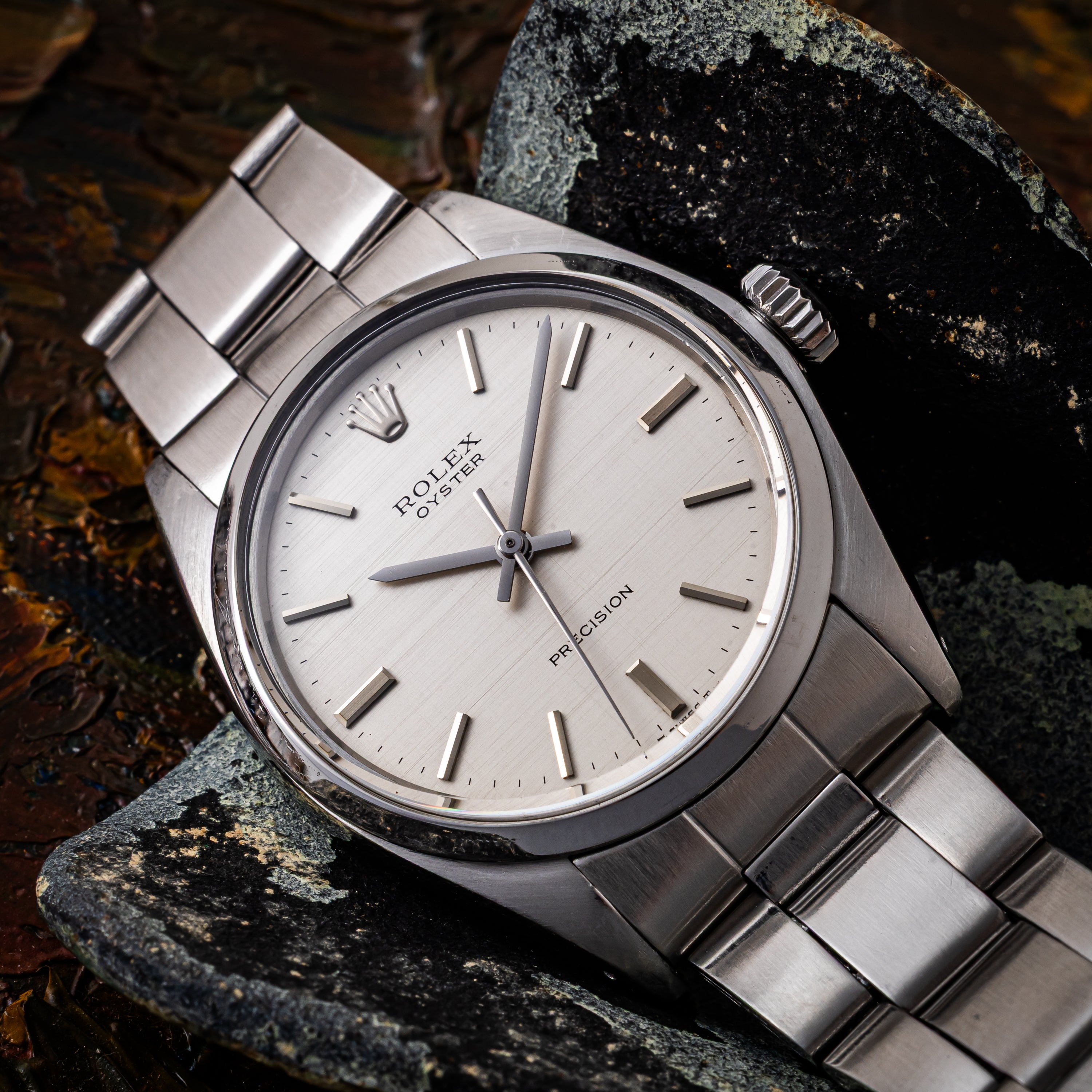 ロレックス オイスター 手巻き 1972年製 Ref.6426 シルバーリネンダイヤル