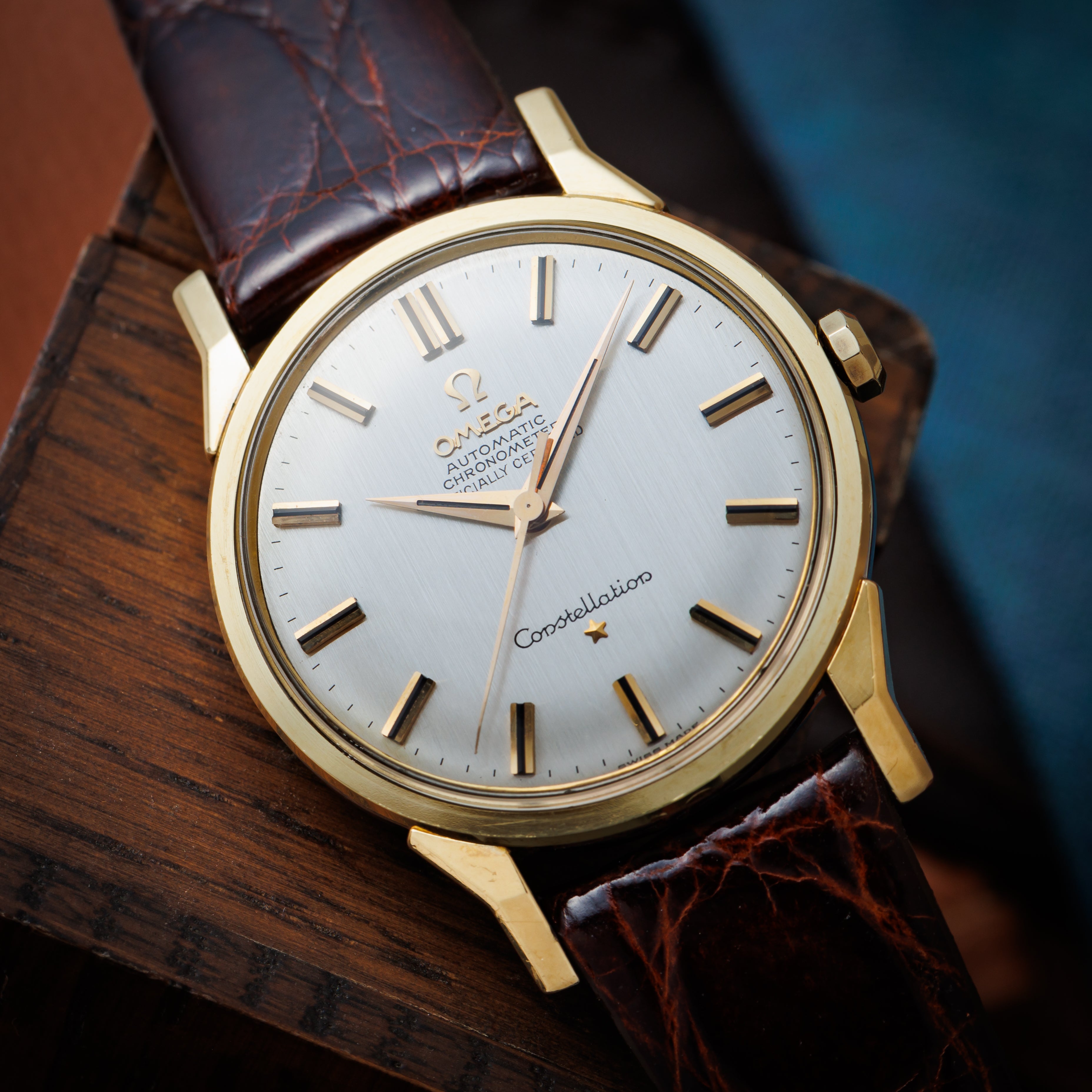 オメガ コンステレーション 1963年製 Ref.167.005 Cal.551 自動巻クロノメータートップゴールド