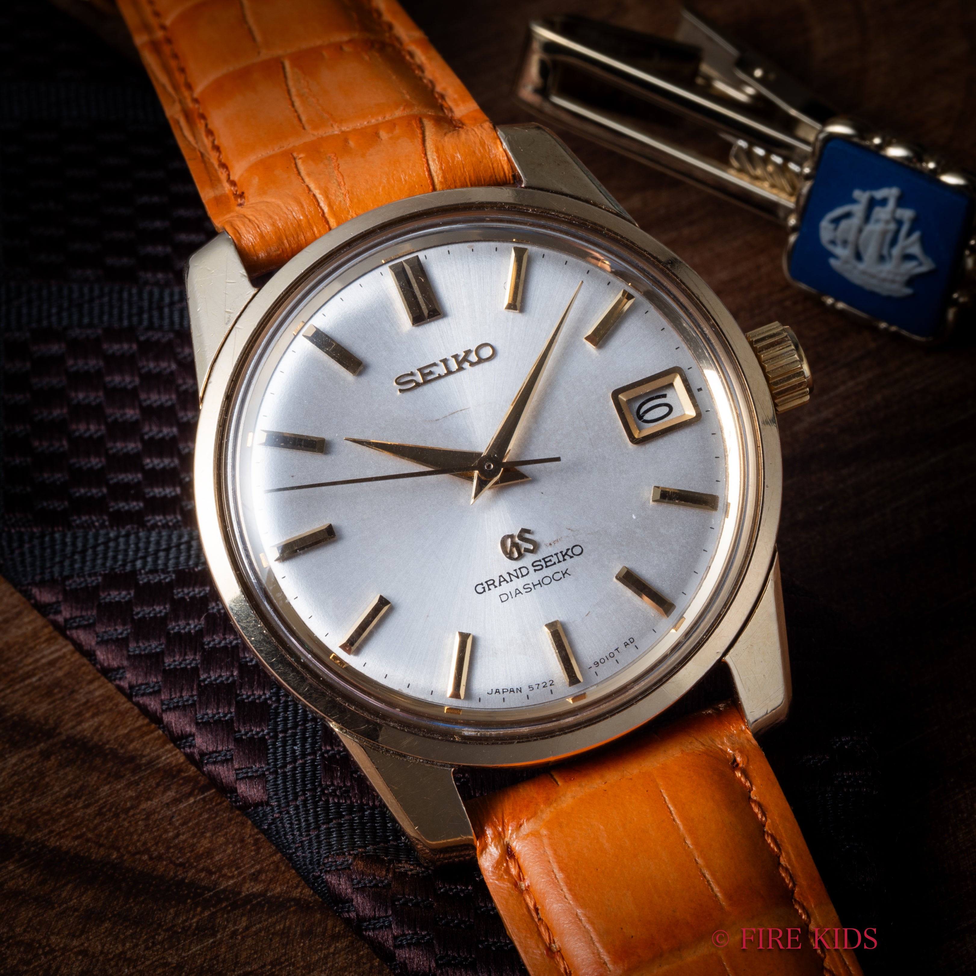 グランドセイコー セカンドモデル後期 GCケース 1966年製 Ref.5722-9010 57GS ライオンメダリオン