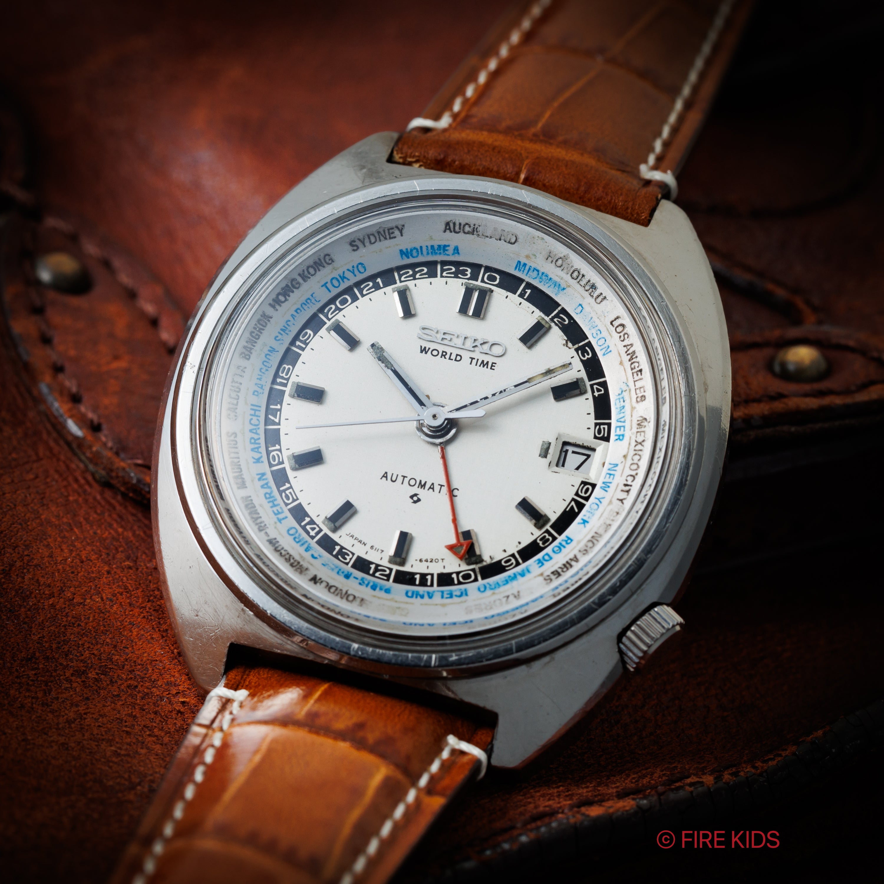 セイコー ワールドタイム3rd 1971年製 自動巻き GMT