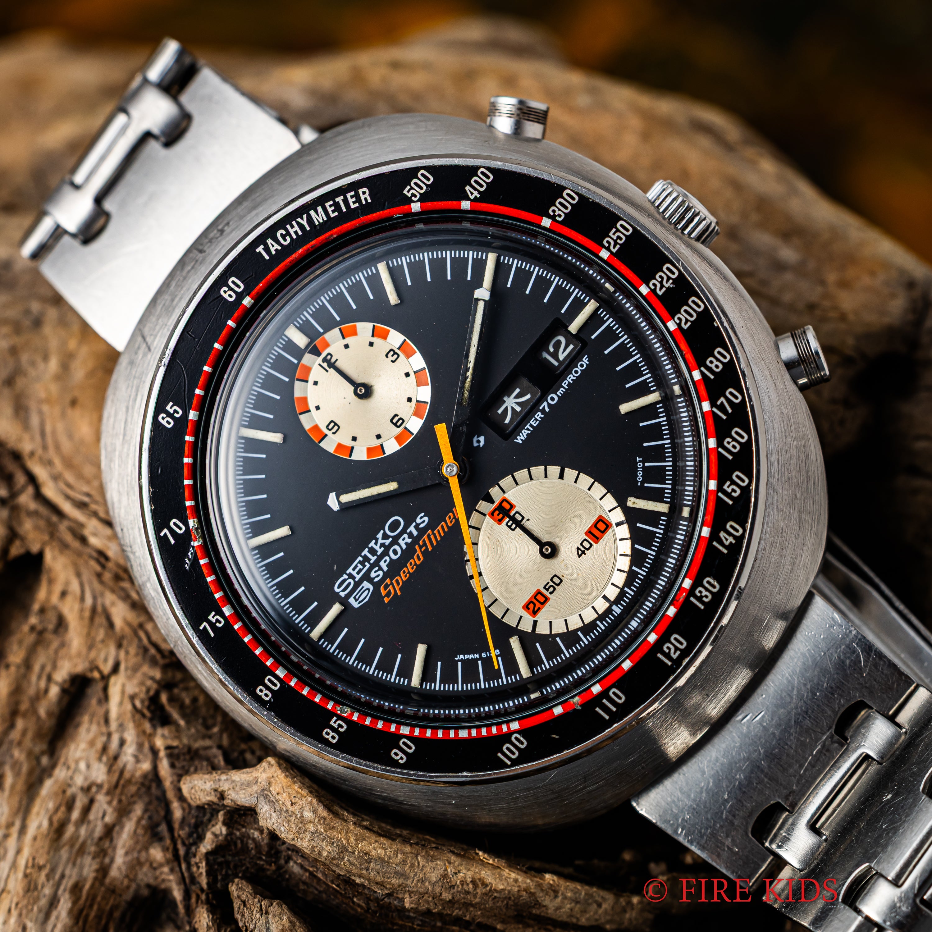 セイコー 5スポーツスピードタイマー1970年製 Ref.6138-0010 UFO 自動巻きクロノグラフ 国内仕様