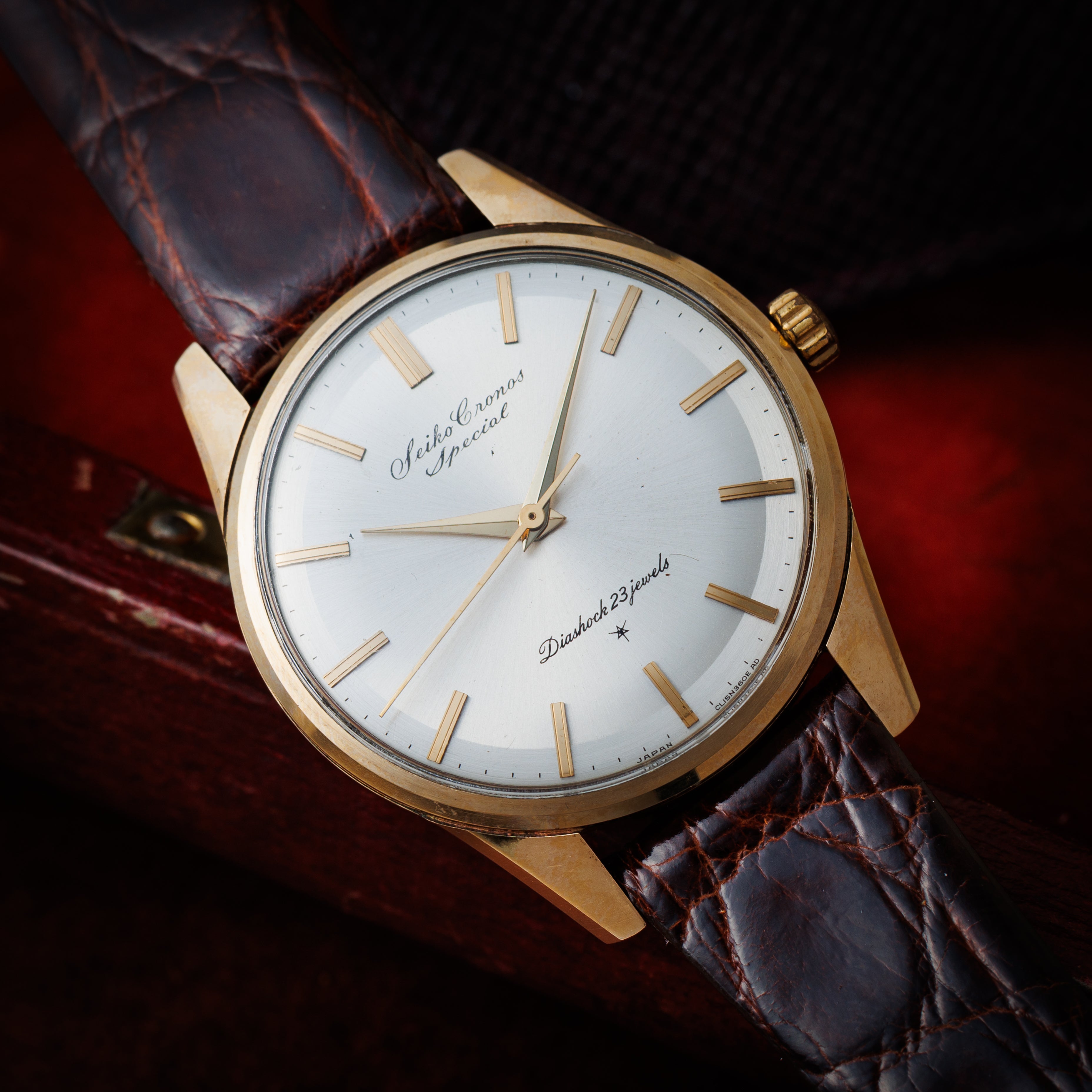 セイコー	クロノス スペシャル 1963年製 手巻き 金張り Ref.15039 Cal.810