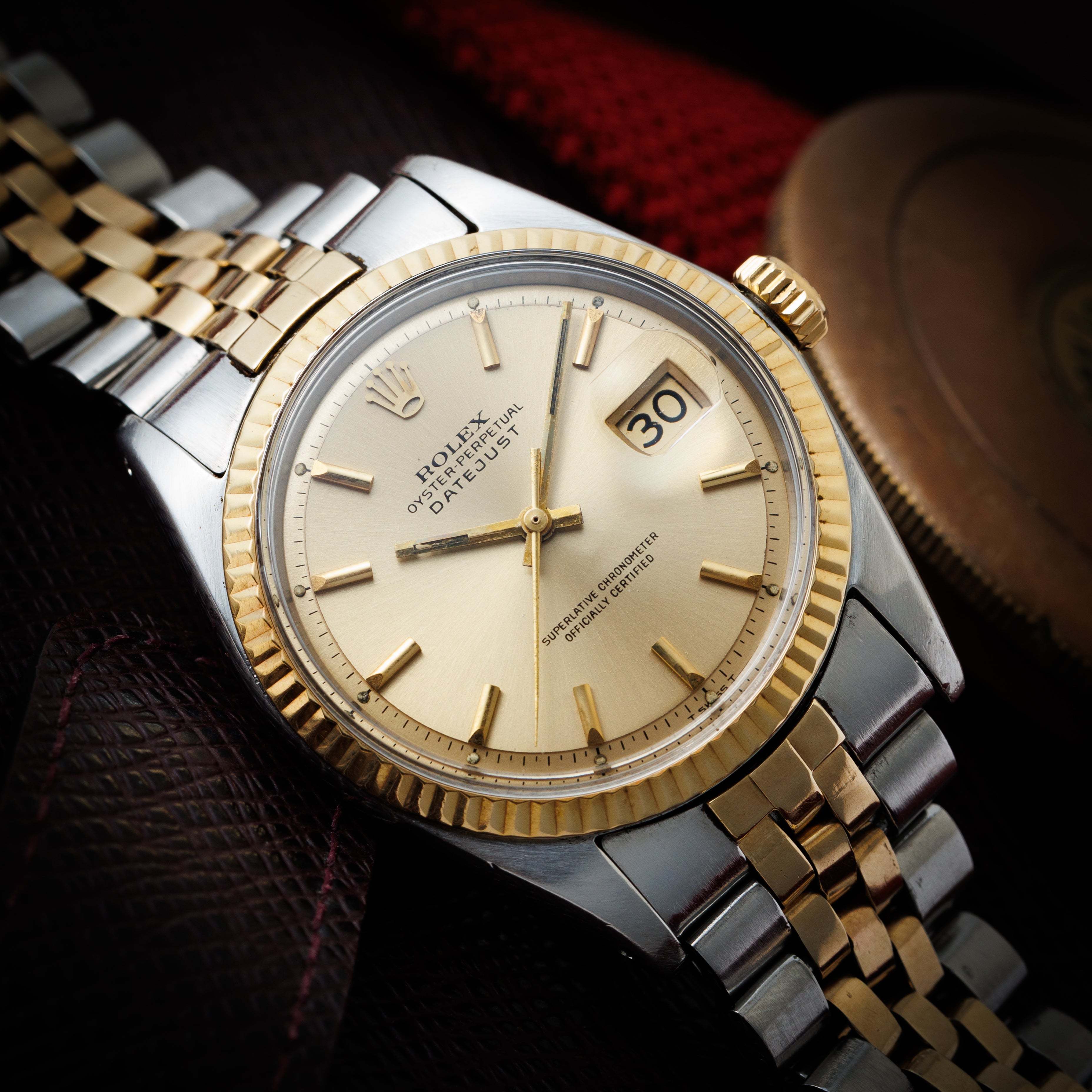 ロレックス デイトジャスト コンビ 1968年製 Ref.1601 純正コンビジュビリーブレス