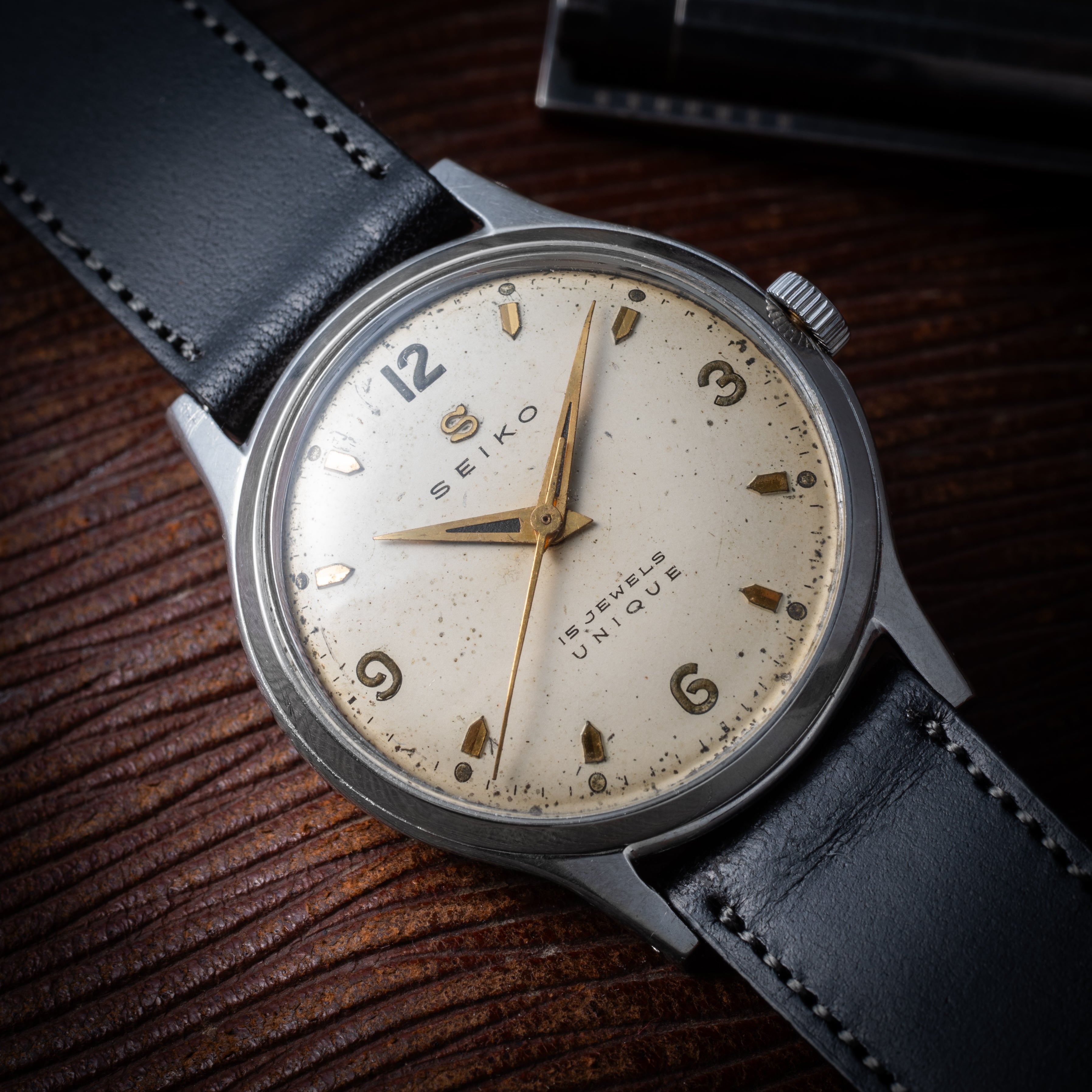 セイコー ユニーク 15石 Sマーク 手巻き 1950年代製 Ref.U13047