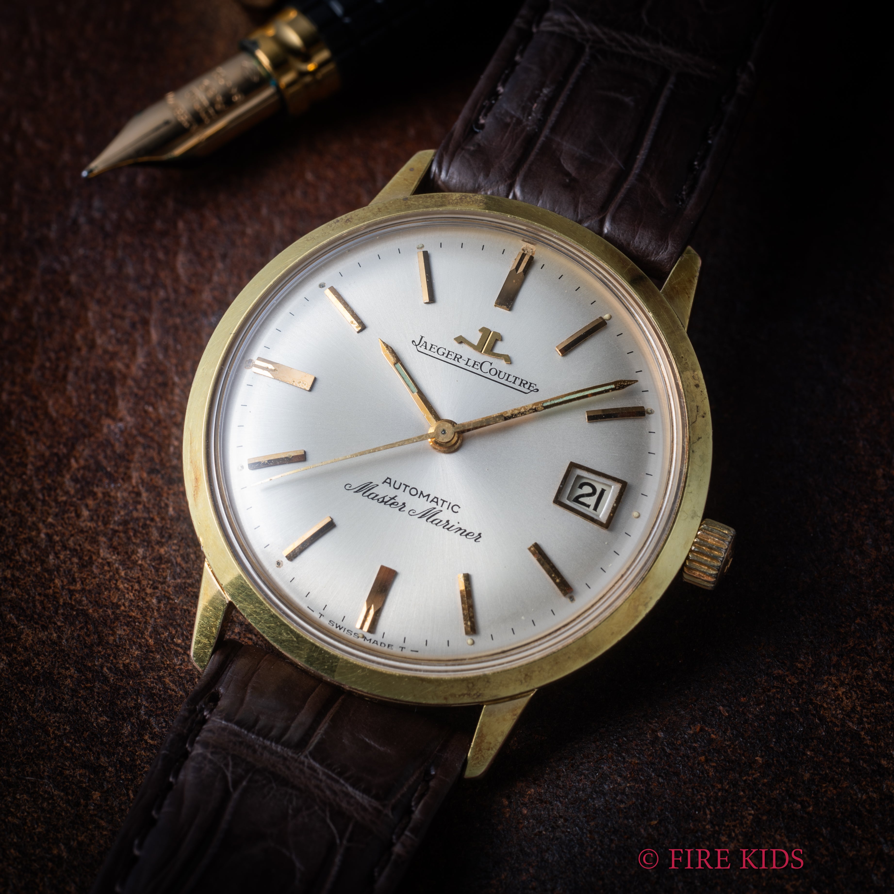 ジャガー・ルクルト マスターマリーナ 1960年代製 金張りケース 自動巻 Cal.K883