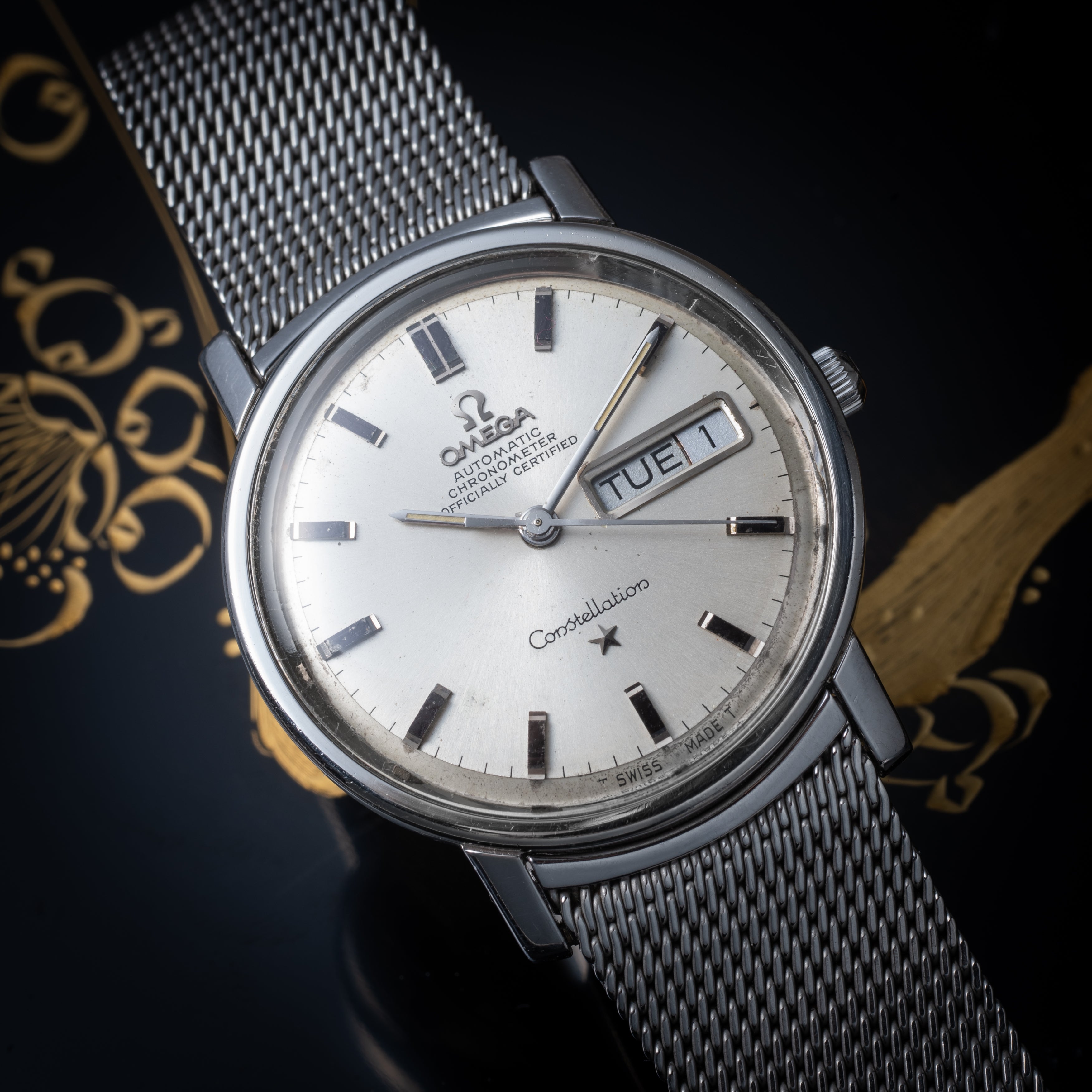 【メンテ行】オメガ コンステレーション クロノメーター デイデイト 自動巻き 1962年製 Ref.168.018 Cal.562 イングランドブレス