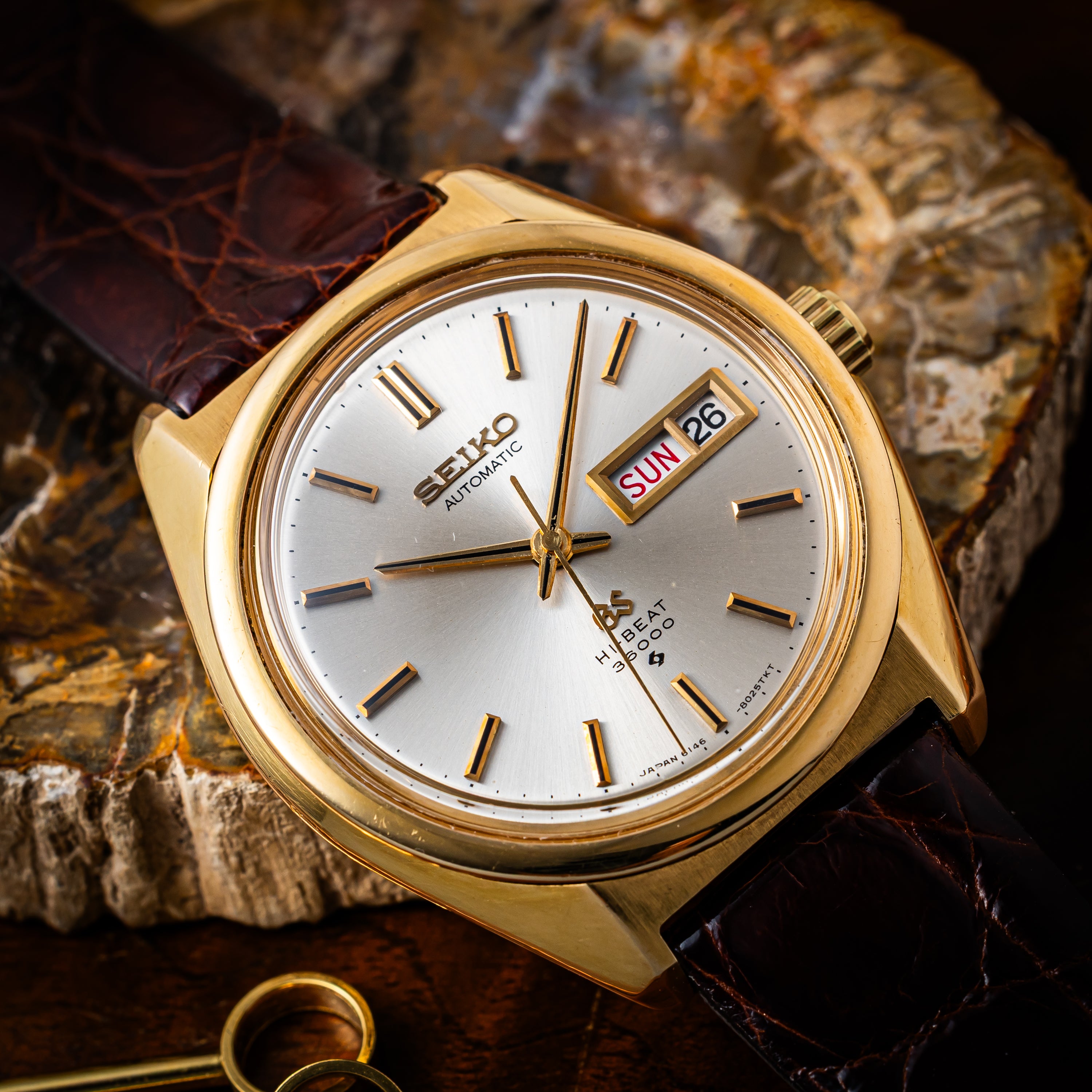 グランドセイコー 18金無垢 1969年製 Ref.6146-8000 10振動自動巻き