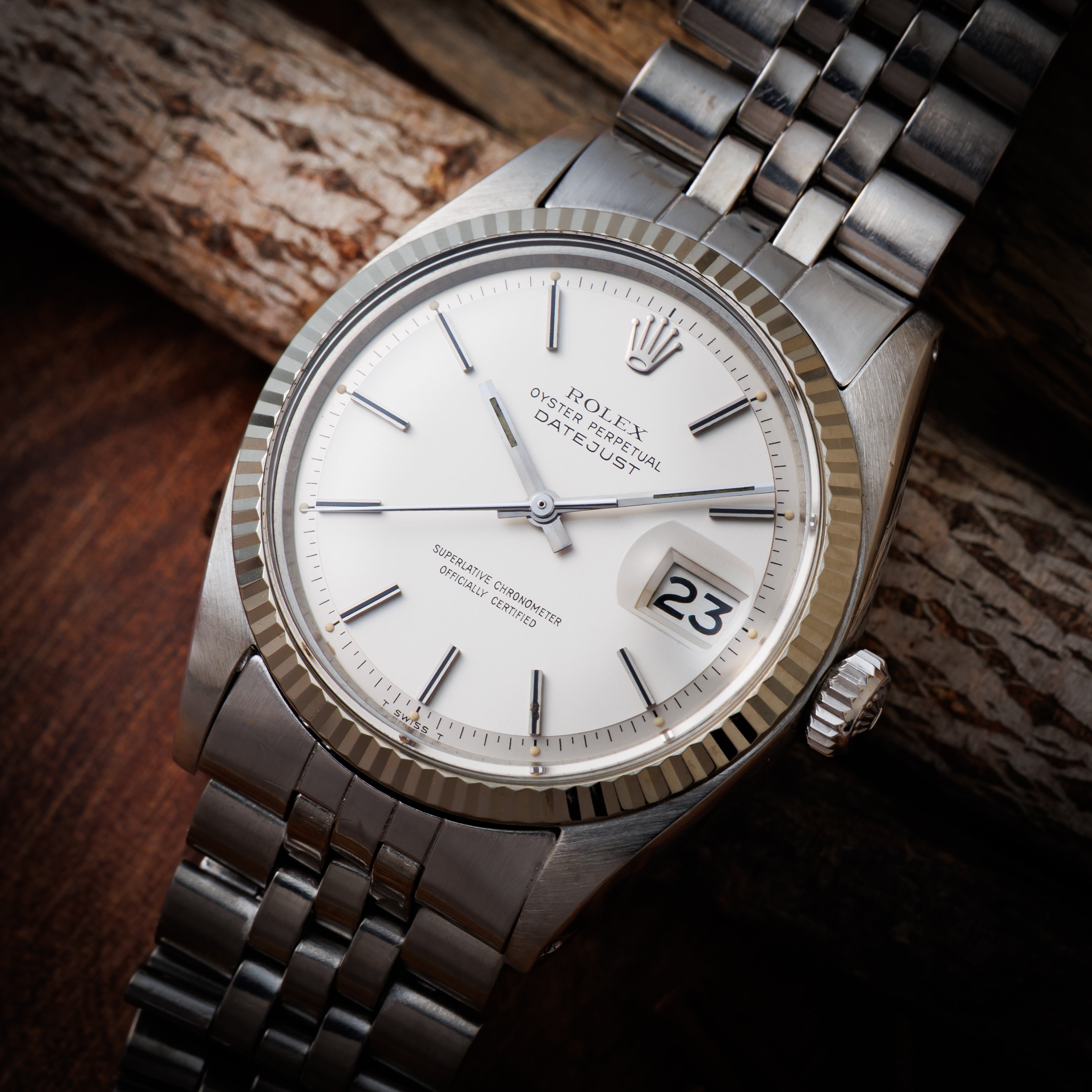 ロレックス デイトジャスト1971年製 Ref.1601 シルバーダイヤル 純正ジュビリーブレス