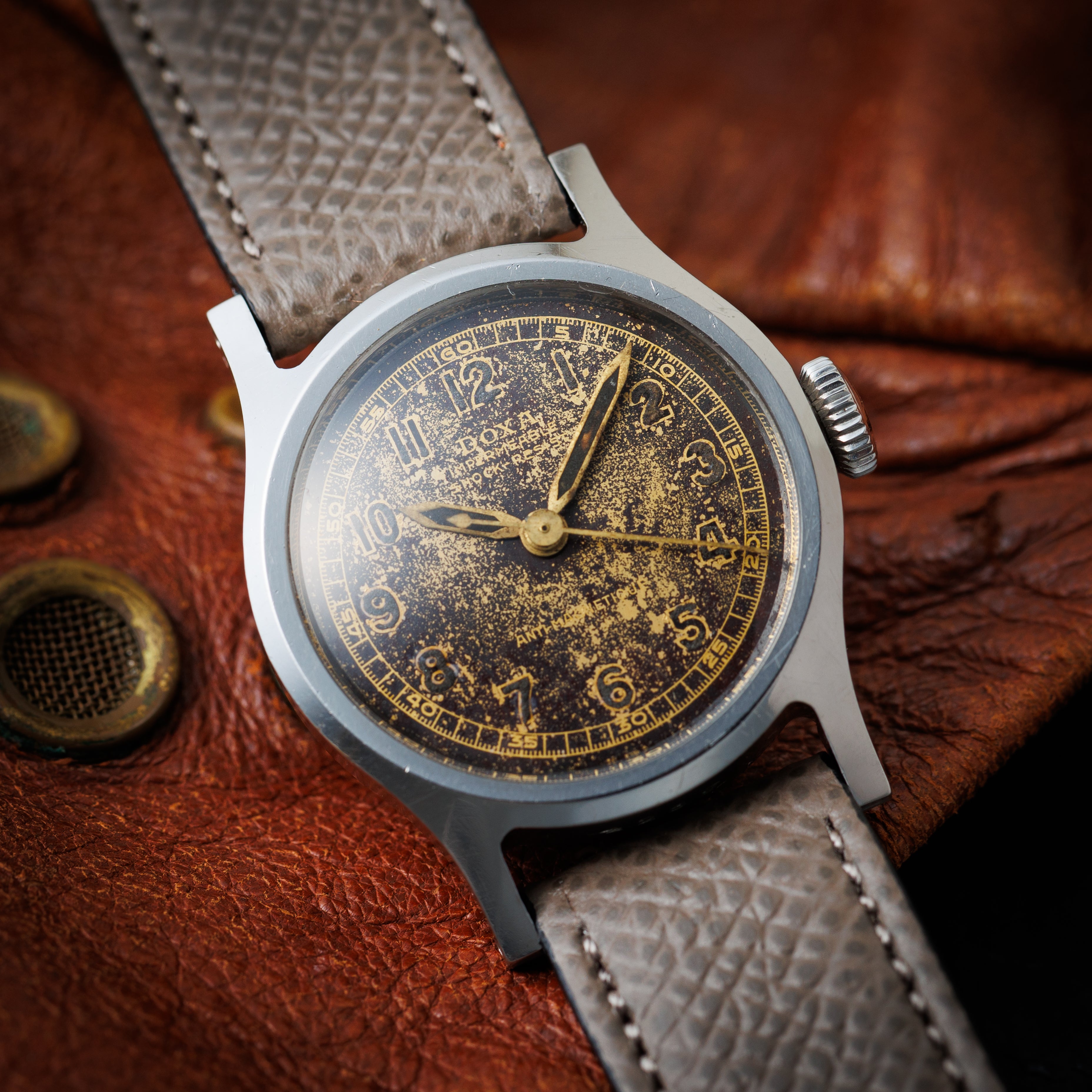 ドクサ FBケース カラトラバ ギャラクシーダイヤル 1940年代製 ステイブライト