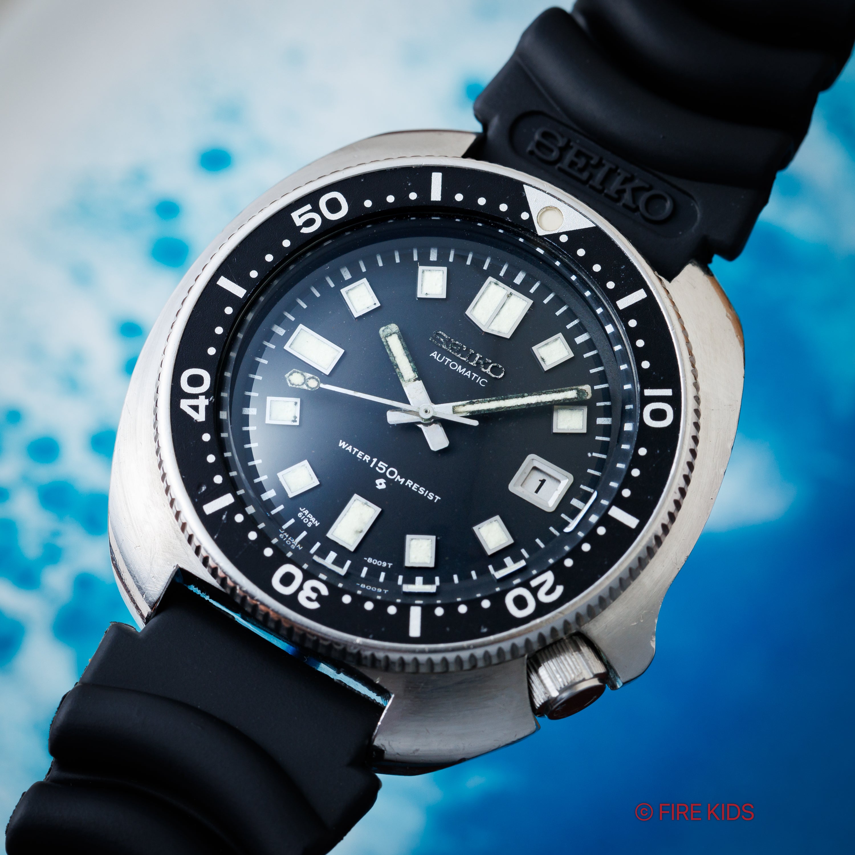 セイコー 150mダイバー 2nd後期 ウエムラダイバー 1974年製 自動巻き Ref.6105-8110