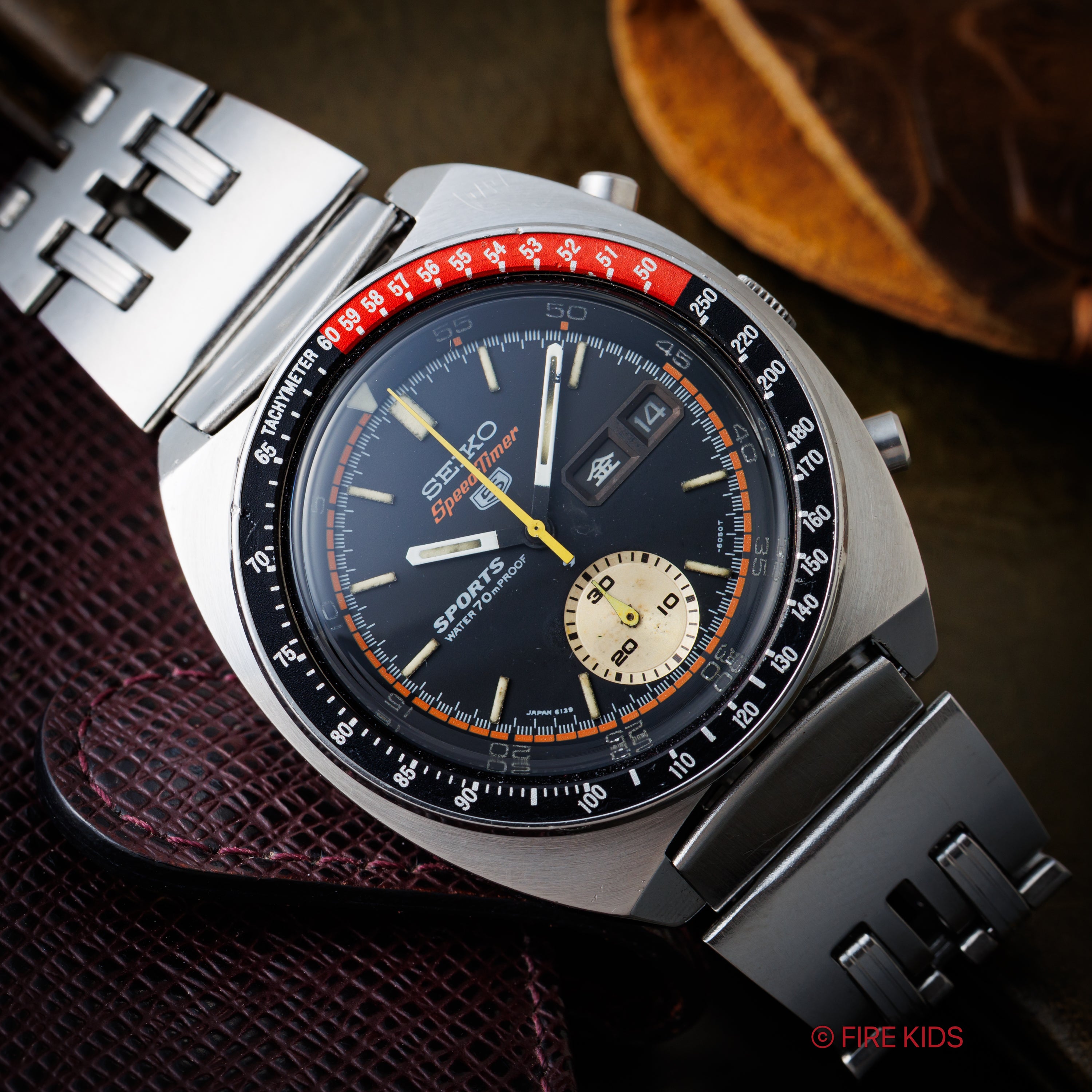 セイコー 5スポーツ スピードタイマー 1971年製 Ref.6139-6032 コークベゼル