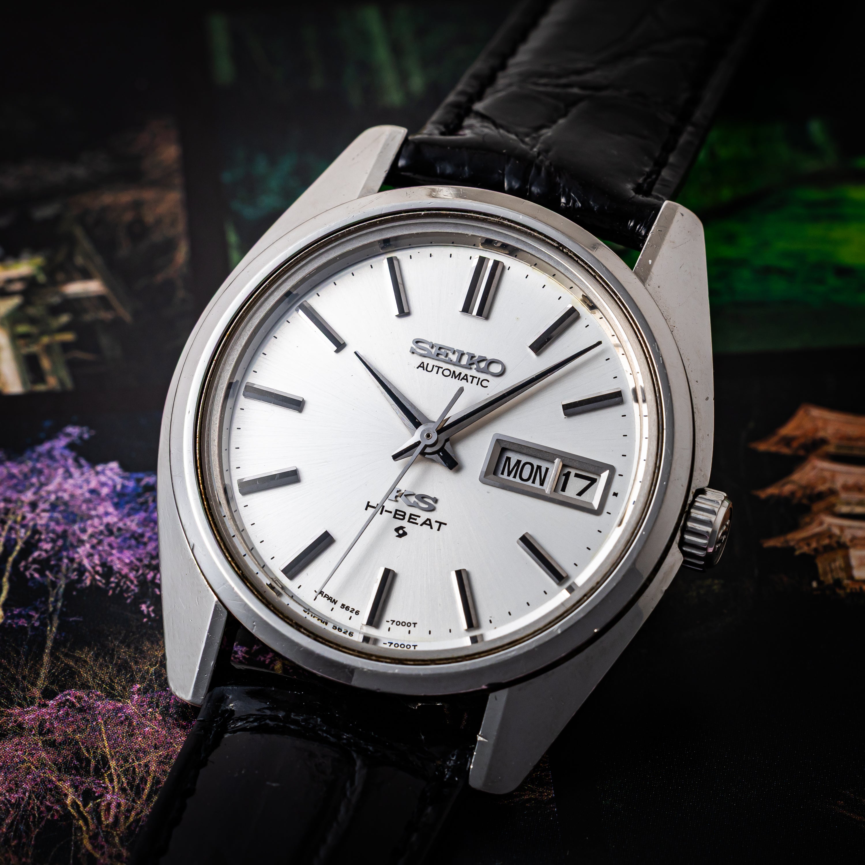 セイコー キングセイコー ハイビート デイデイト 自動巻き 1971年製 Ref.5626-7000