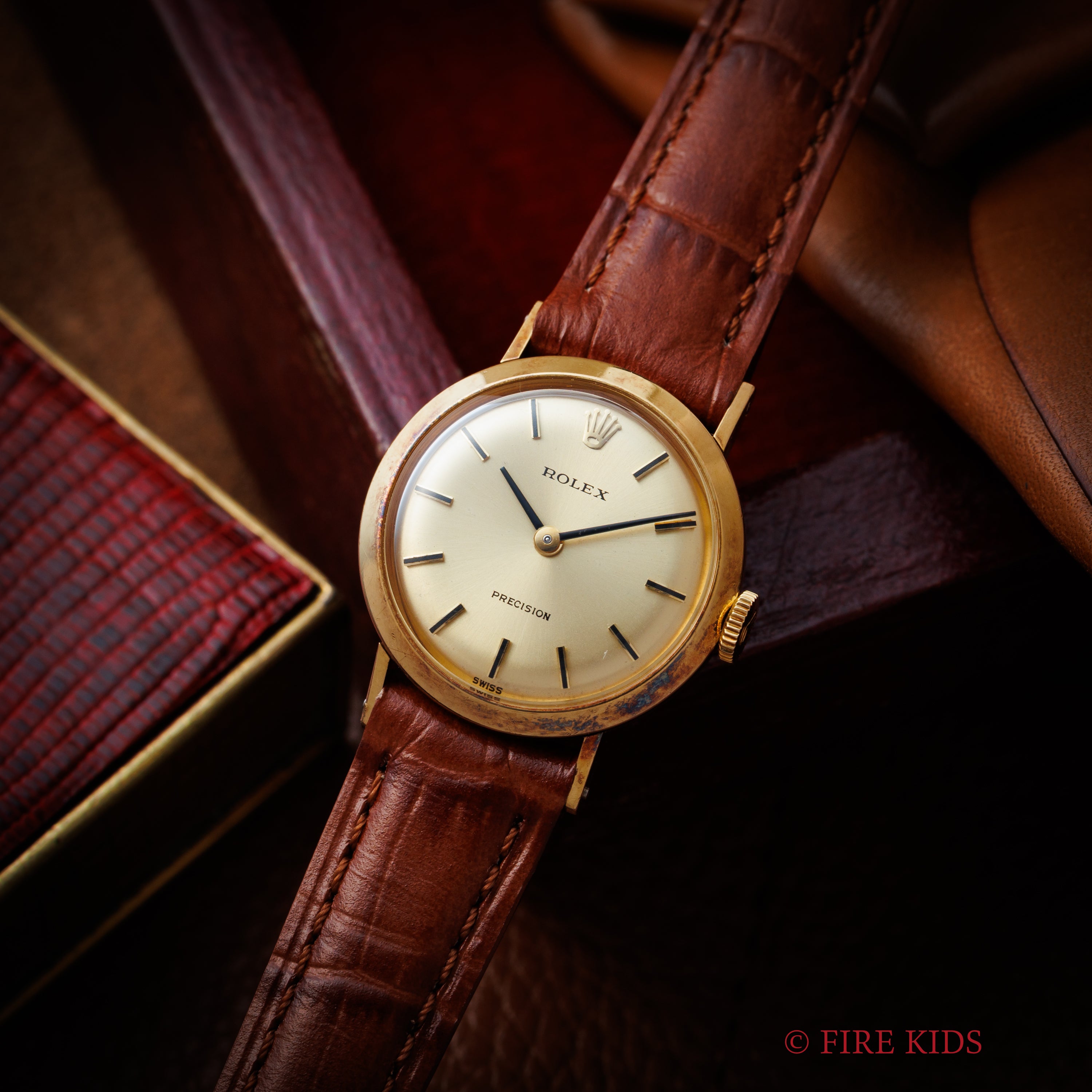 ロレックス 18金無垢 レディース  プレシジョン 1970年製(昭和45年製） Ref.2191 手巻き