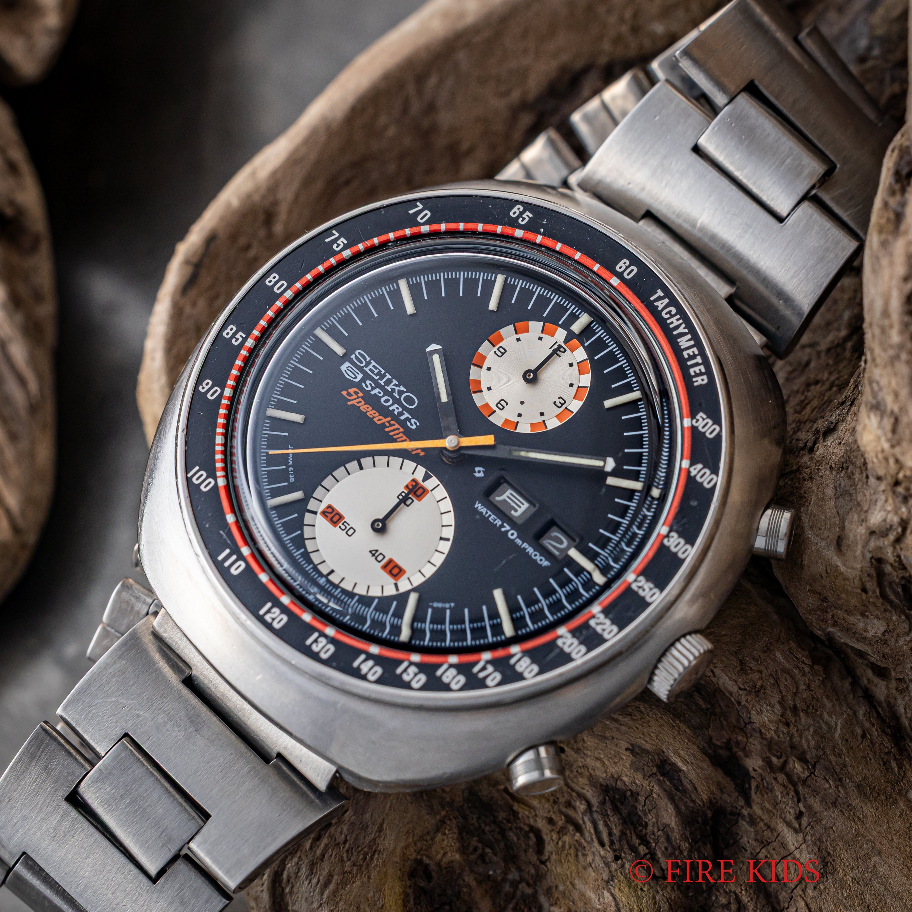 セイコー 5スポーツスピードタイマー1970年製 Ref.6138-0010 UFO 自動巻きクロノグラフ 国内仕様