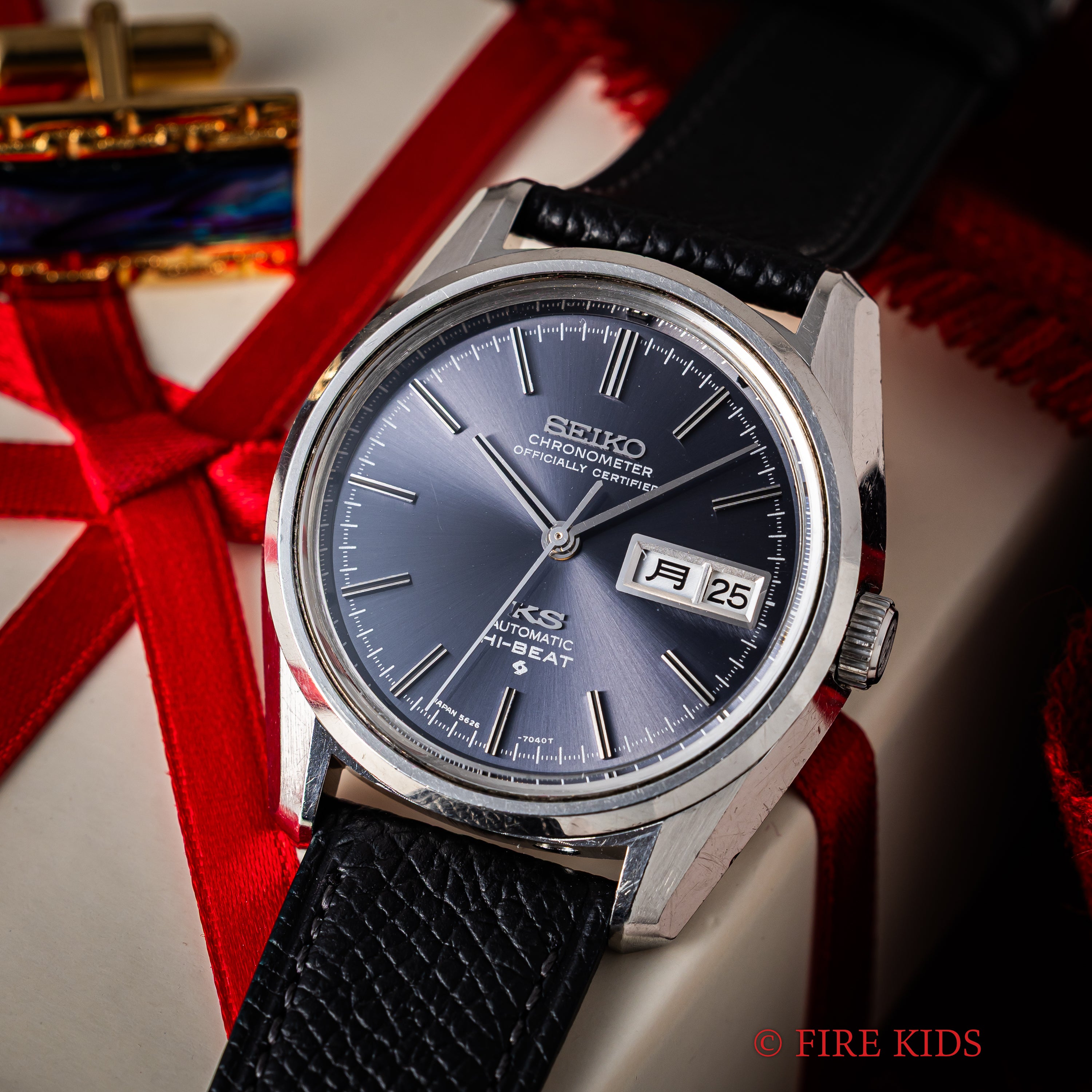 キングセイコー クロノメーター デイデイト 1970年製（昭和45年製） 自動巻き 56KS グレーダイヤル