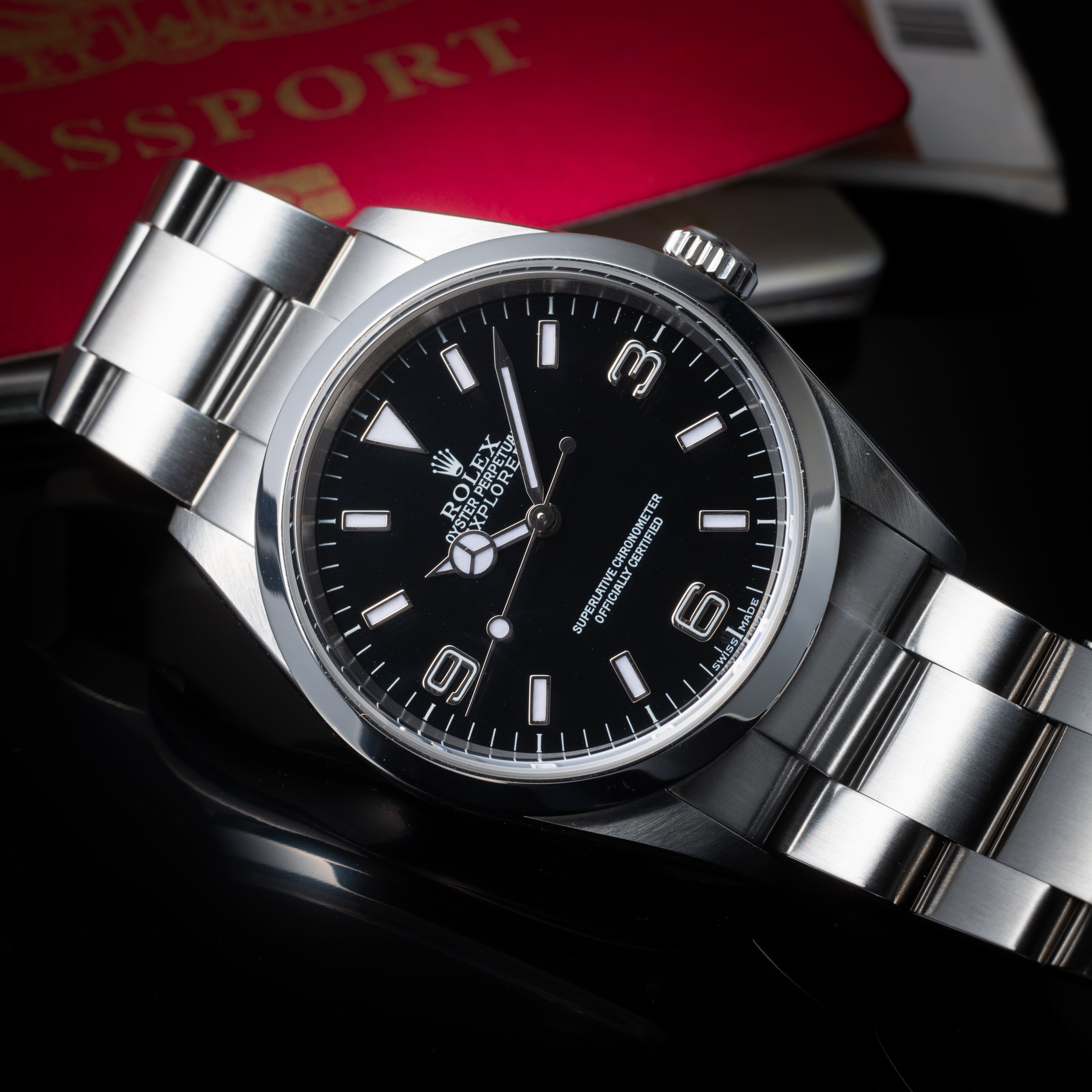 ロレックス エクスプローラーⅠ 2002年製 Ref.114270 ギャラ付き