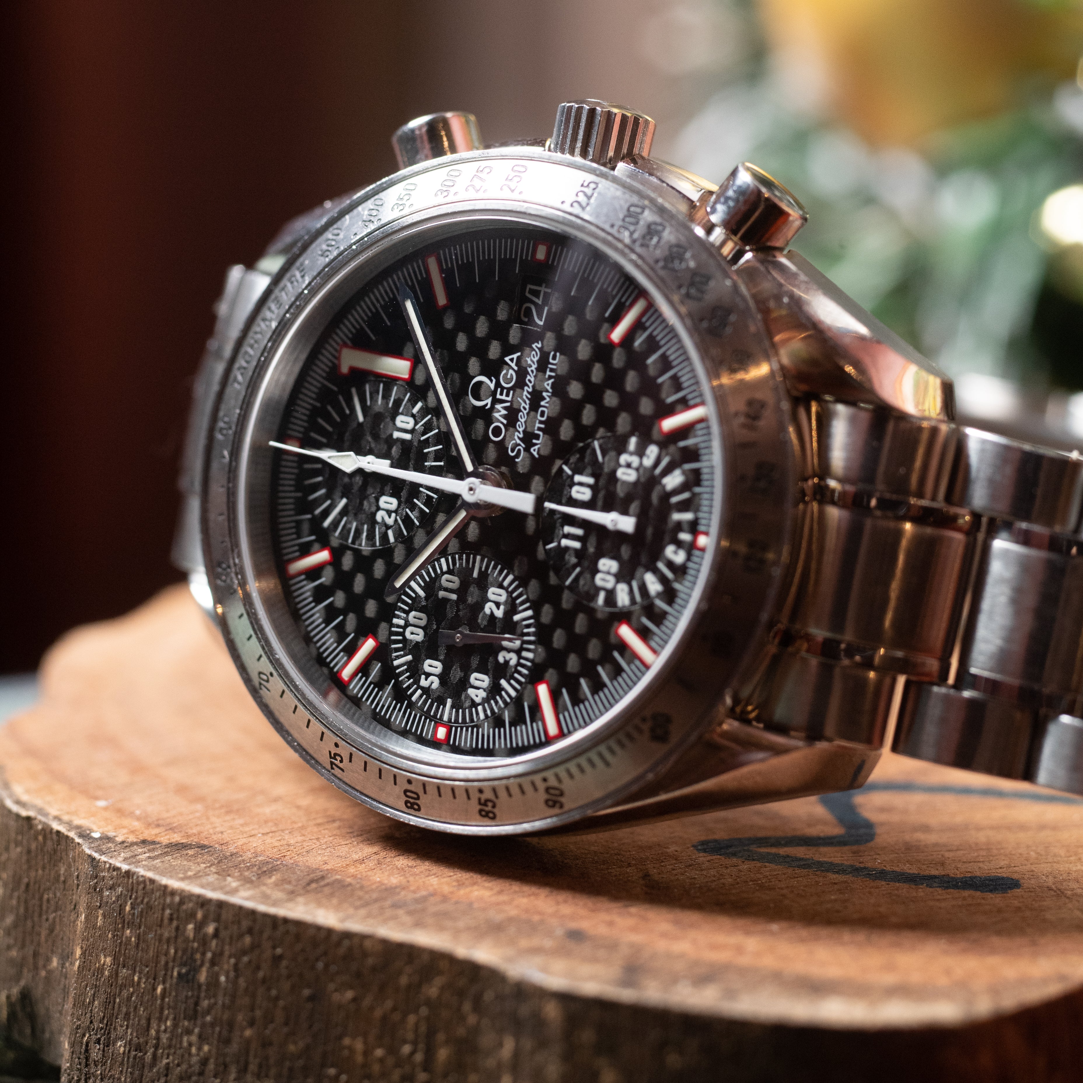 オメガ 2001年 スピードマスター シューマッハ オートマチック 限定モデル