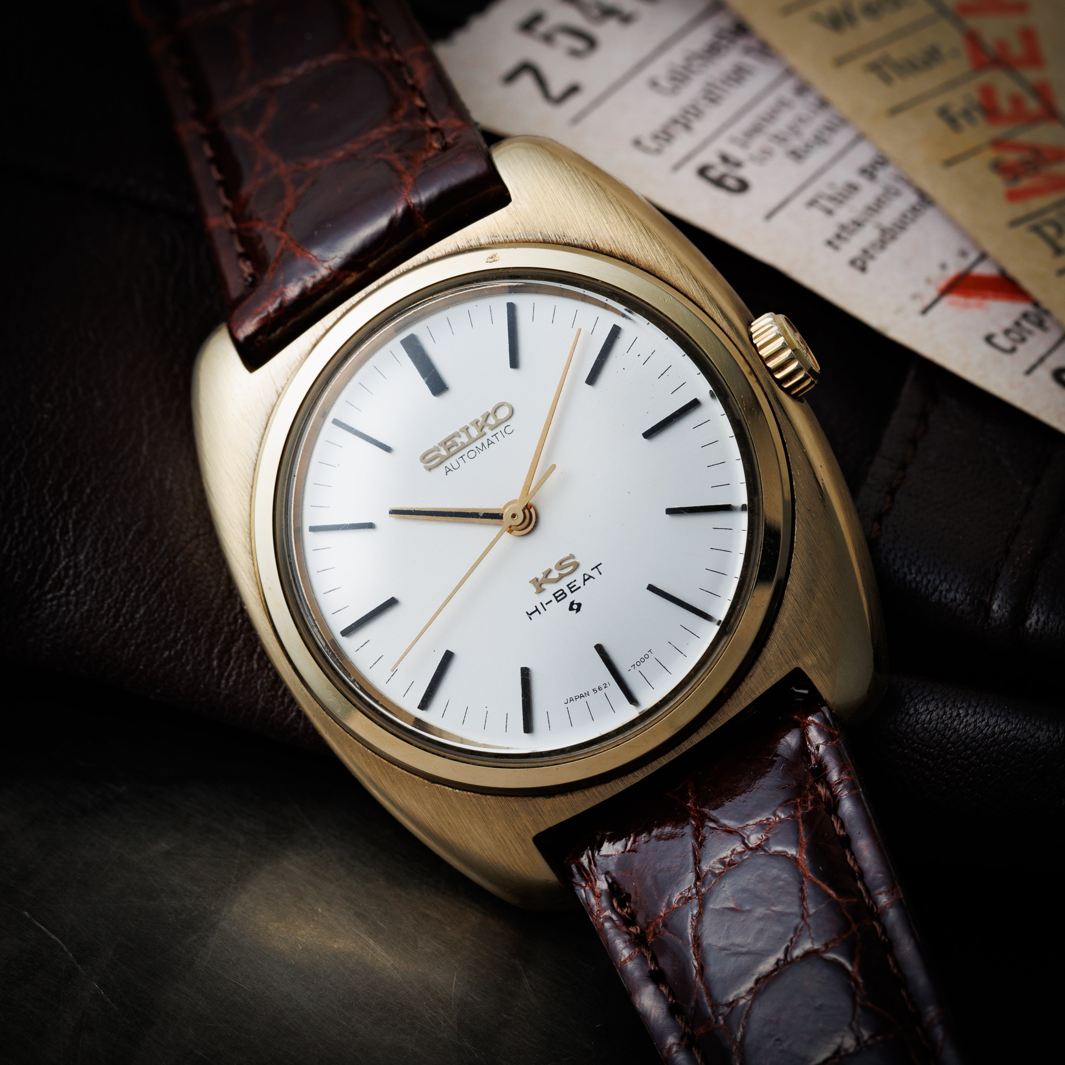 キングセイコー 56KS 1969年製 ハイビート 自動巻き クッションケース Ref.5621-7000