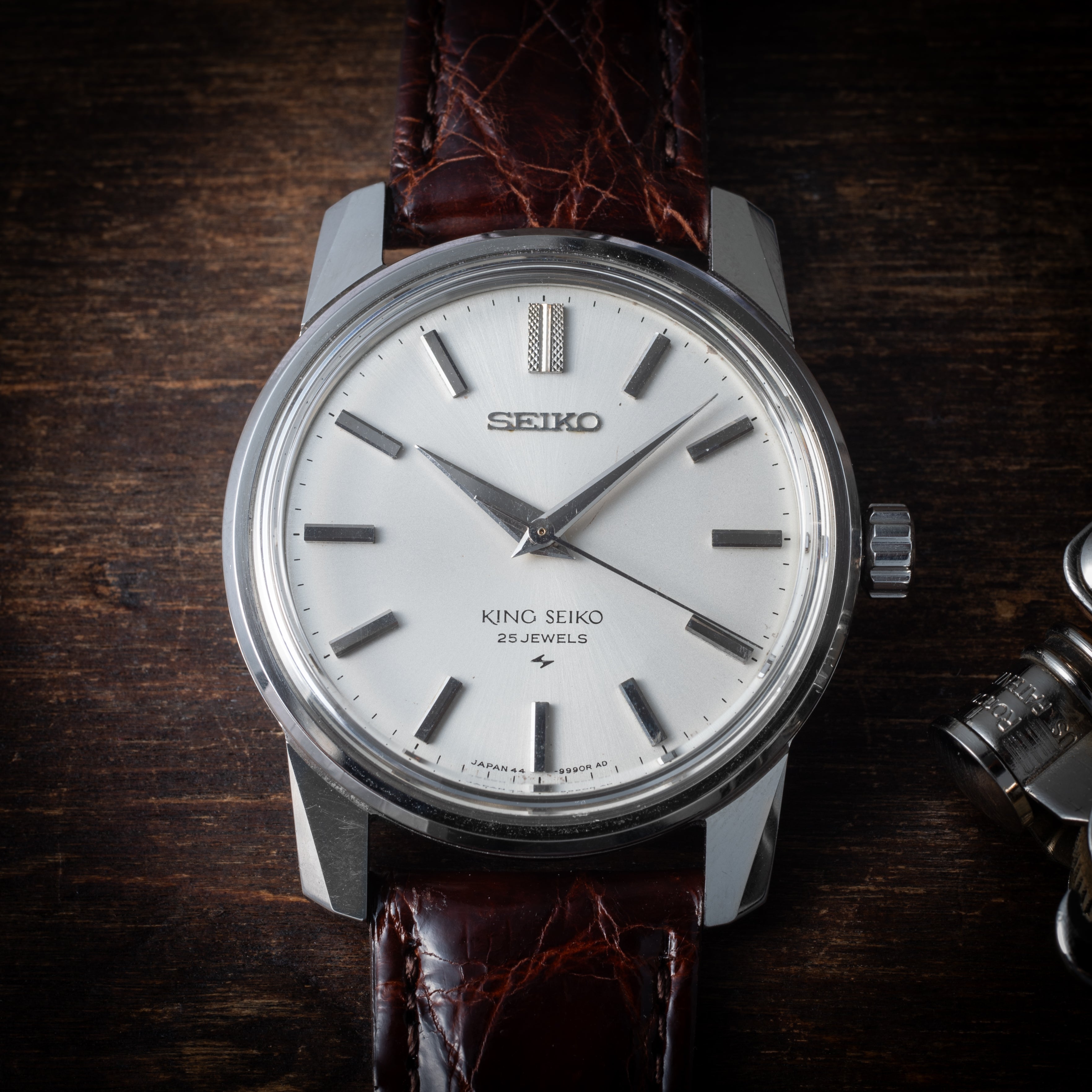 キングセイコー セカンドモデル最後期型 1968年製 Ref.44-9990 44KS 手巻きロービート ノンデイト 美品