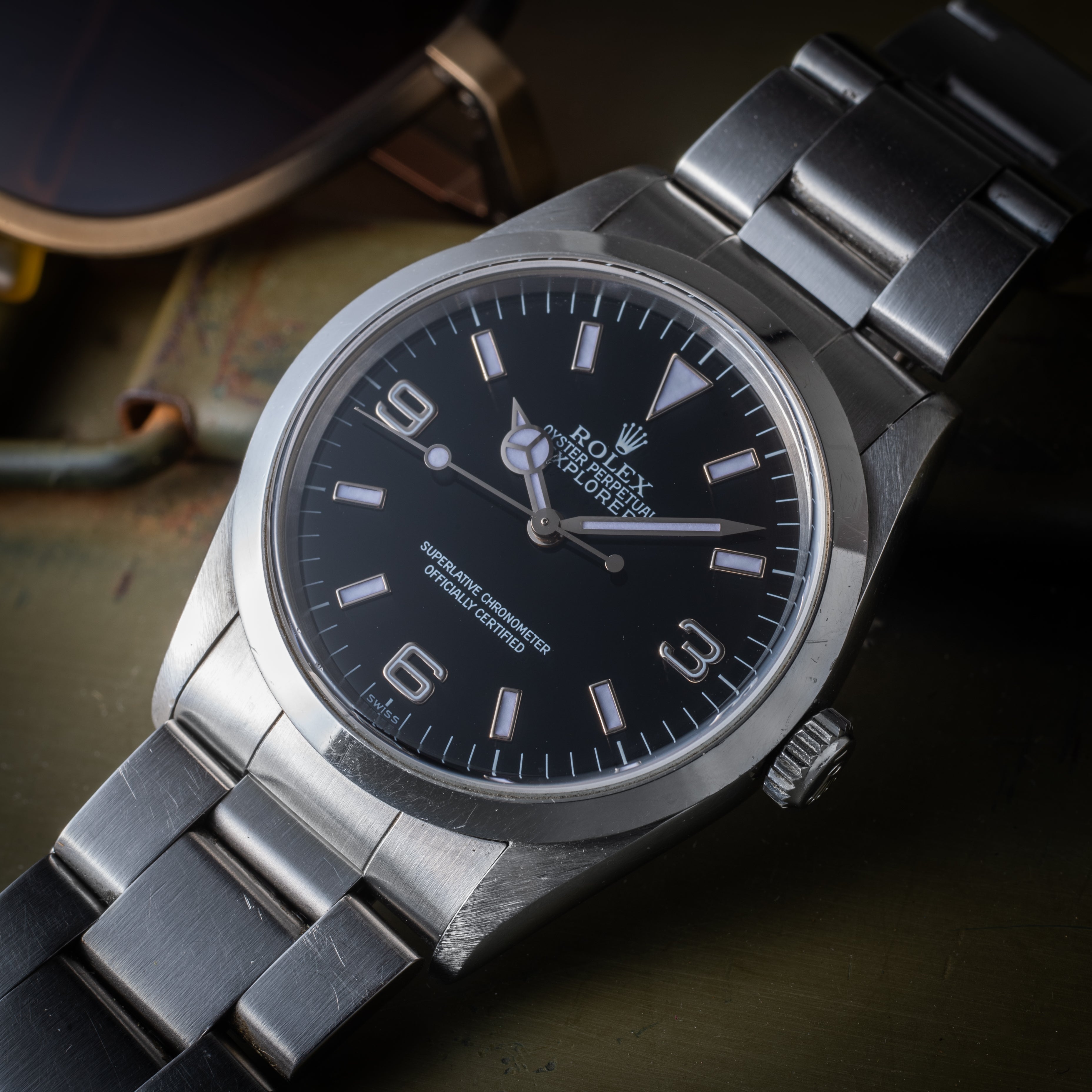 ロレックス エクスプローラーⅠ 1997年製 Ref.14270 オンリースイス Cal.3000 自動巻き