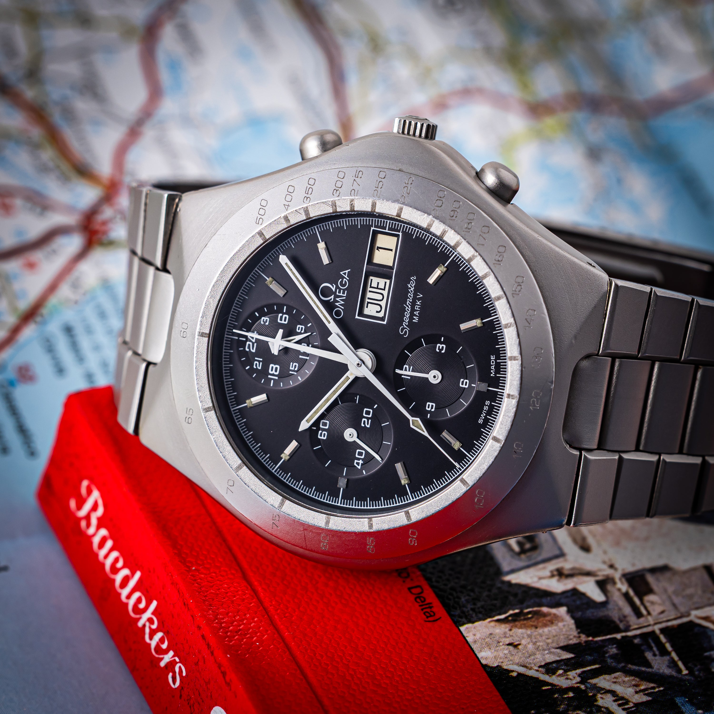 オメガ スピードマスター マーク5 自動巻き 1985年製 Ref.376.0806 Cal.1045 ジャーマン