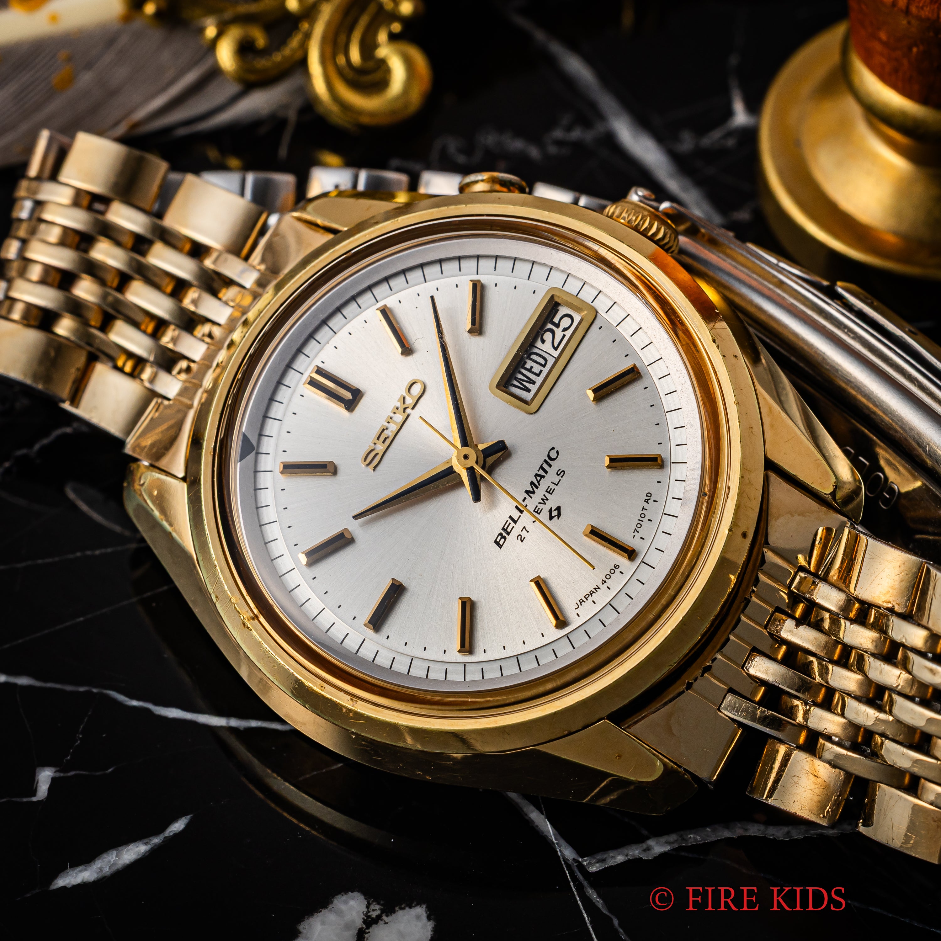 セイコー ベルマチック 1968年製 自動巻き SGP/ステンレス Ref.4006-7010