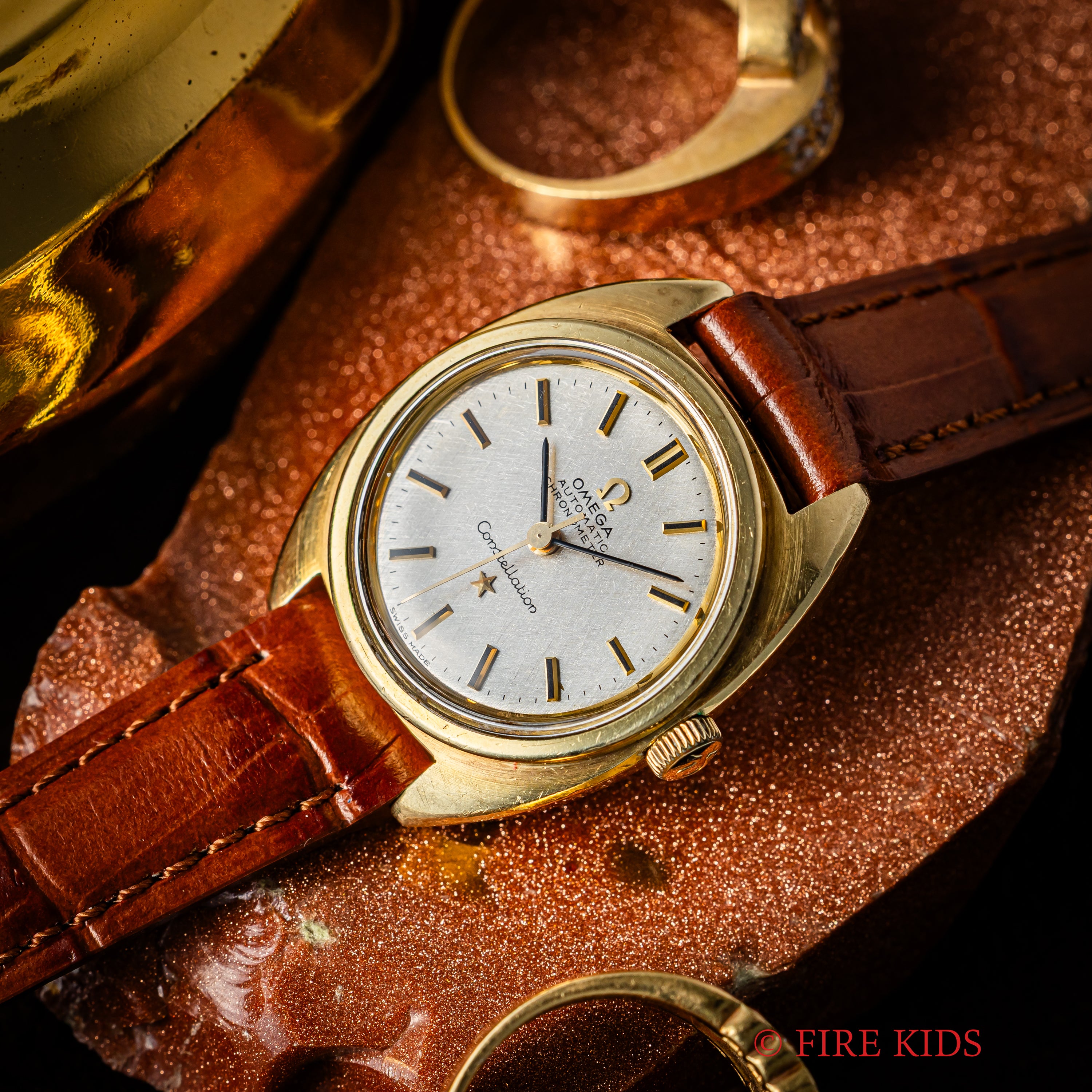 オメガ コンステレーション レディース 金張りステンバック 1968年製 自動巻  Ref.567.001