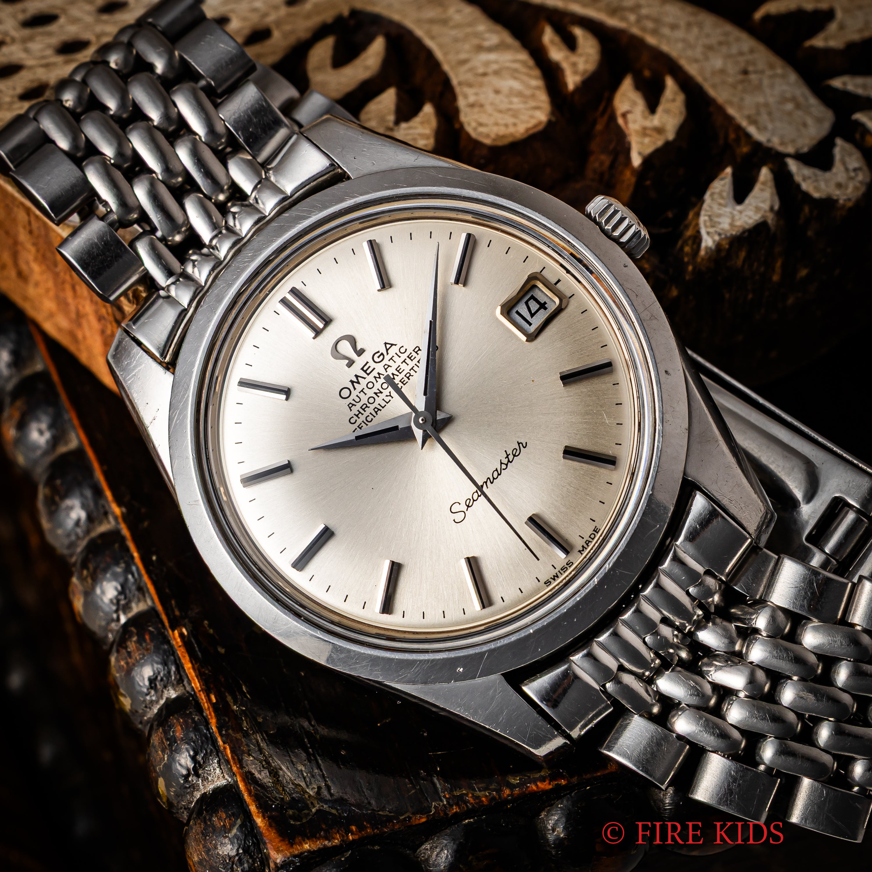 オメガ シーマスター クロノメーター 自動巻き 1968年製 Ref.168.024 純正ブレス付き