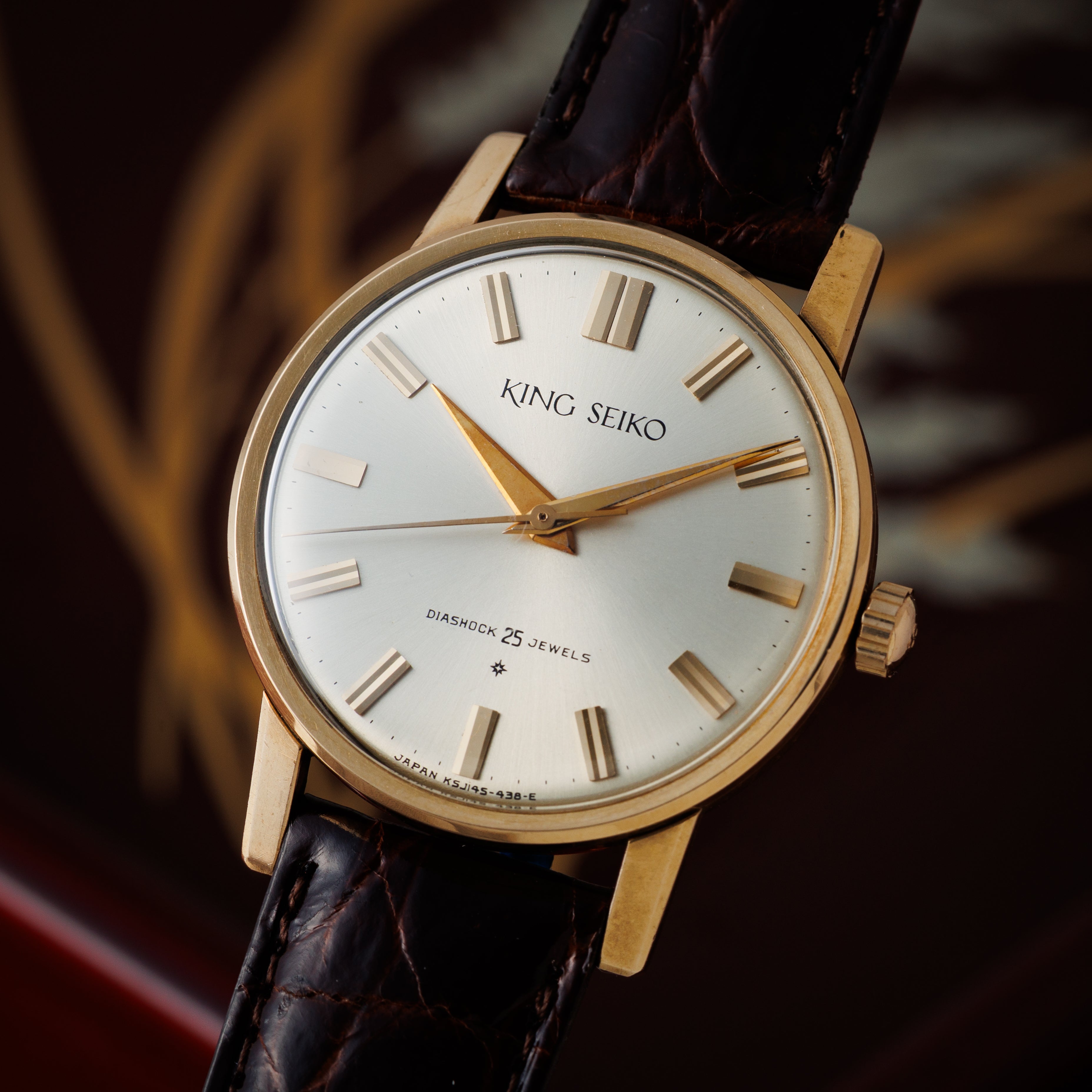 キングセイコーファーストモデル 1961年製 金張り Ref. J14102E KS SDダイヤル