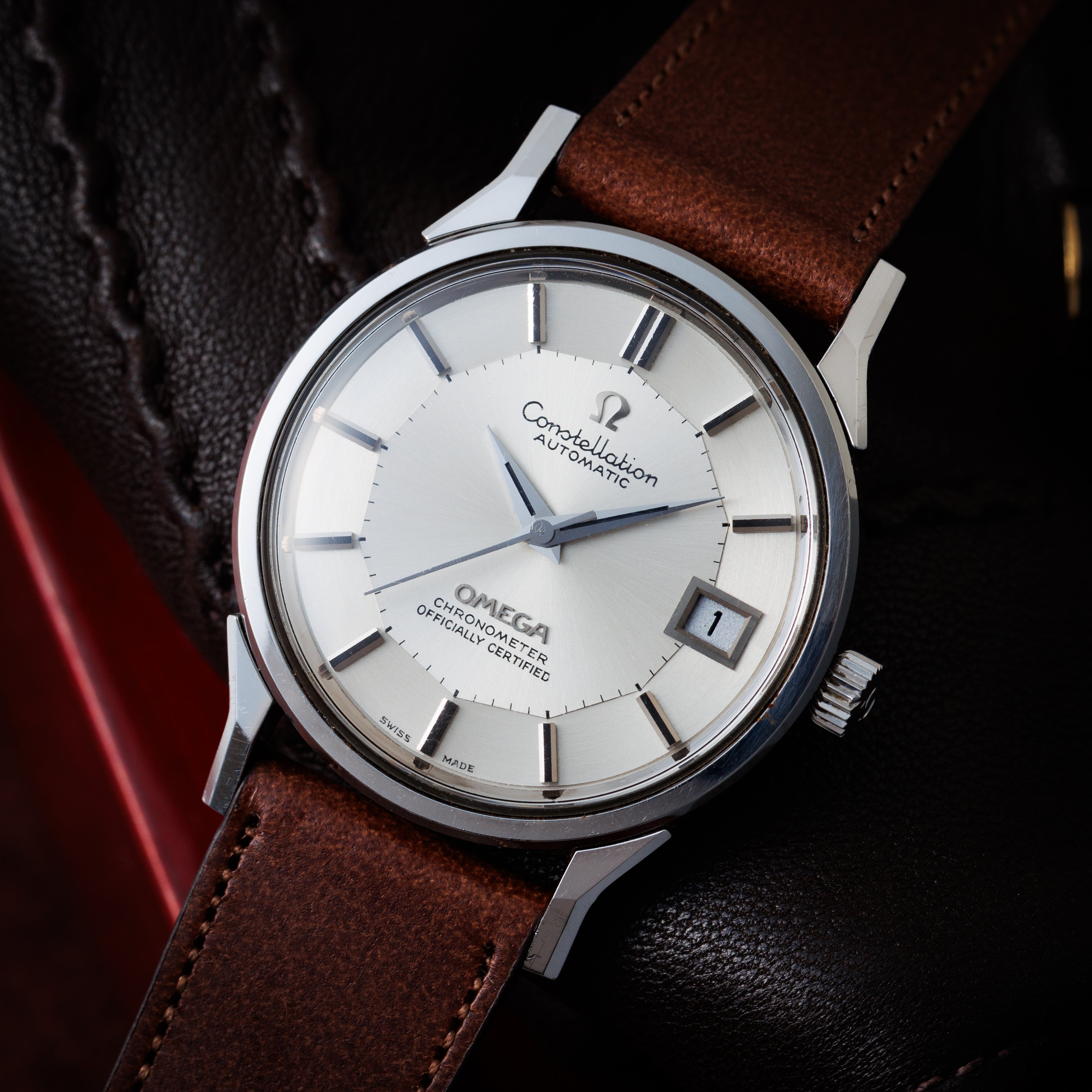 オメガ コンステレーション 12角最後期型 1973年製 自動巻クロノメーター 純正尾錠付