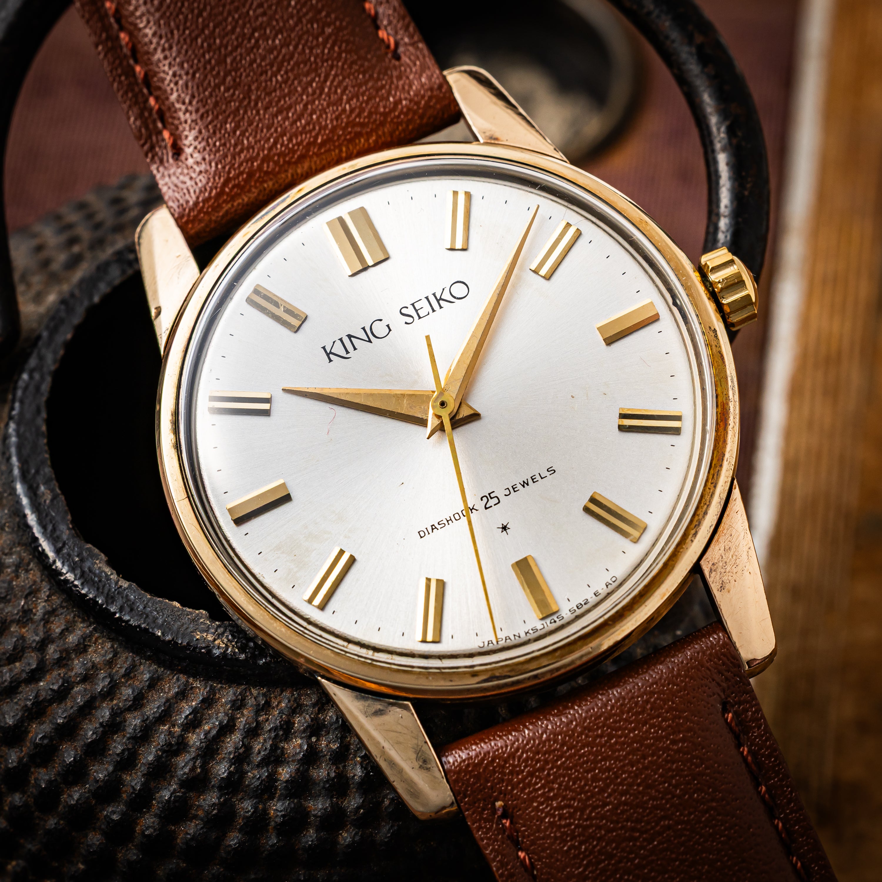 キングセイコー ファーストモデル 1962年製 Ref.15034 KS 盾メダリオン