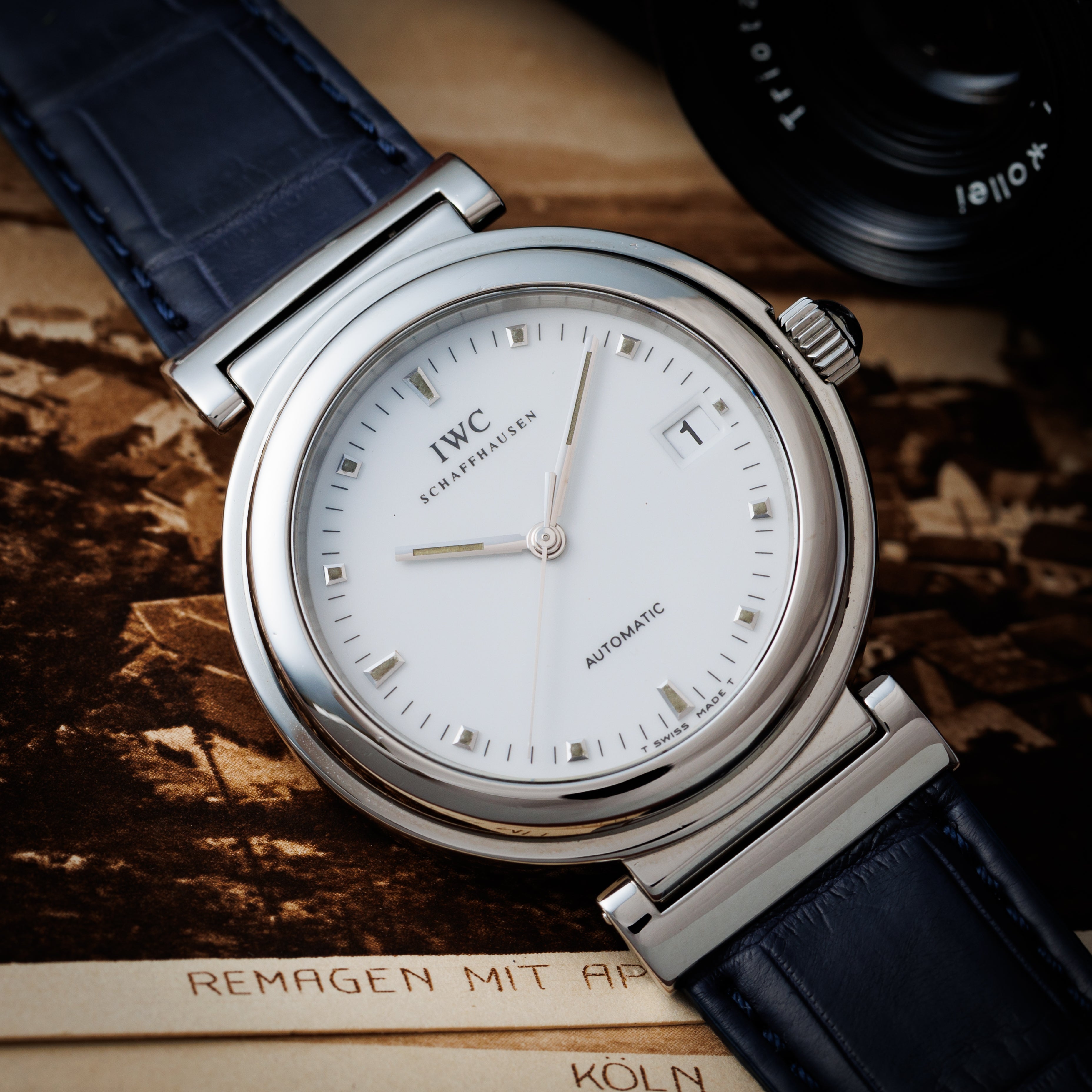 IWC	ダ・ヴィンチ ホワイトダイヤル 1998年製 自動巻 フレキシブルラグ