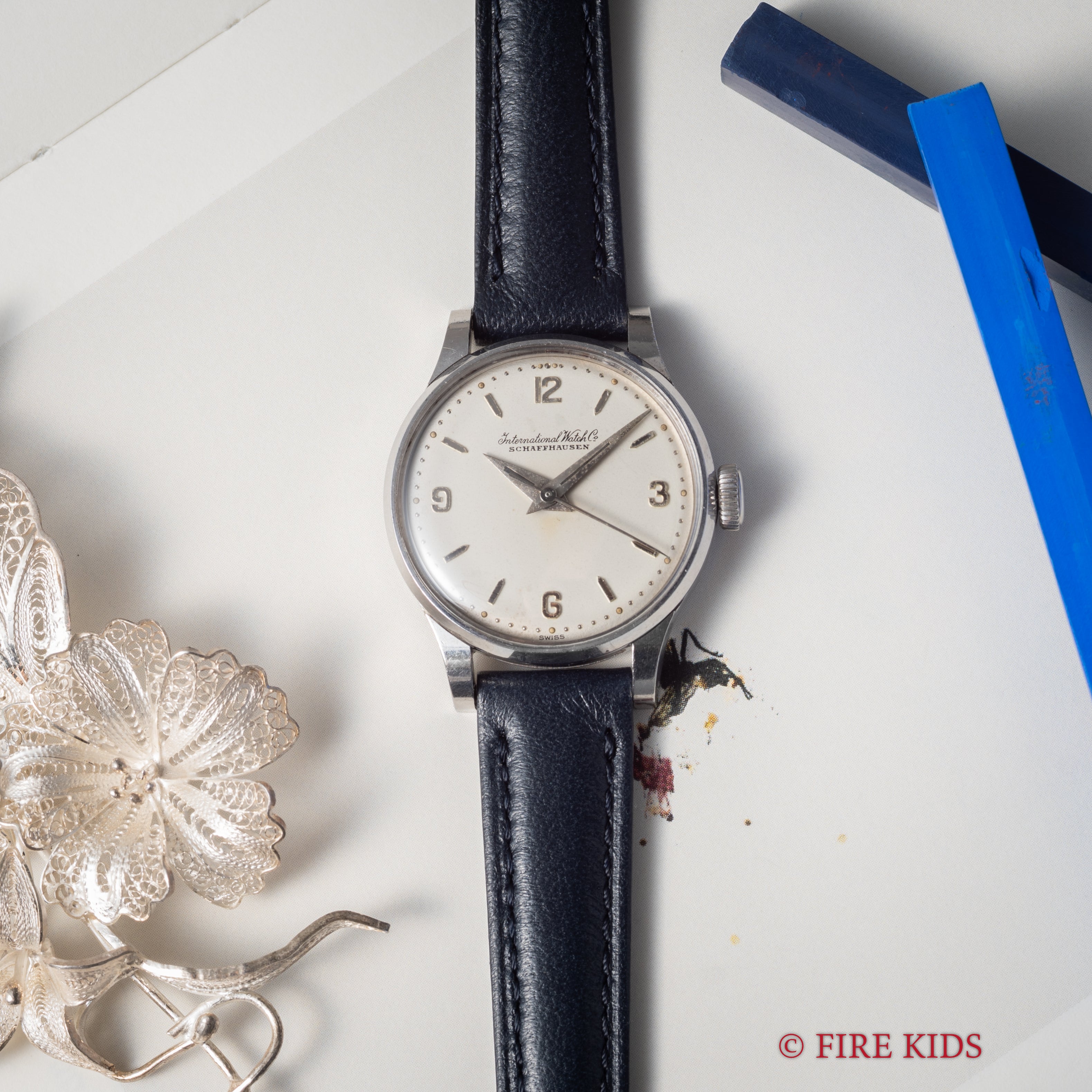 IWC	 レディース 飛びアラビア 手巻き 1957年製 Cal.401