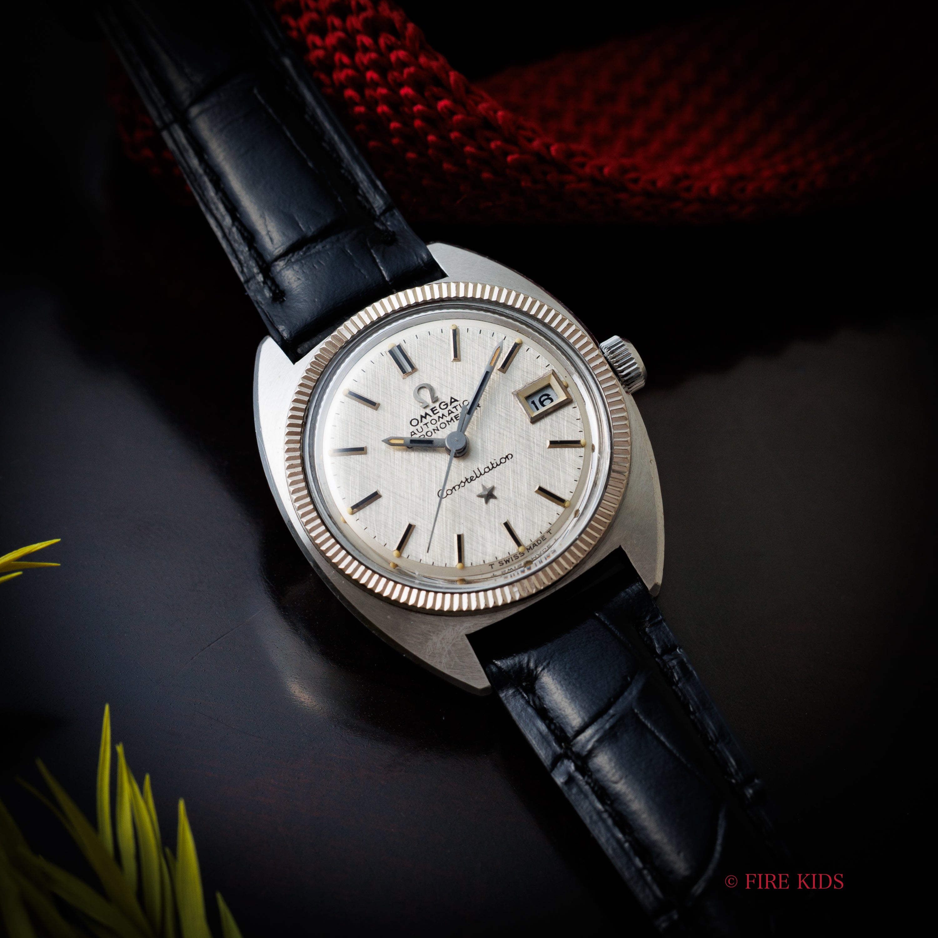 オメガ コンステレーション レディース 1968年製 自動巻 WGベゼル Ref.568.011