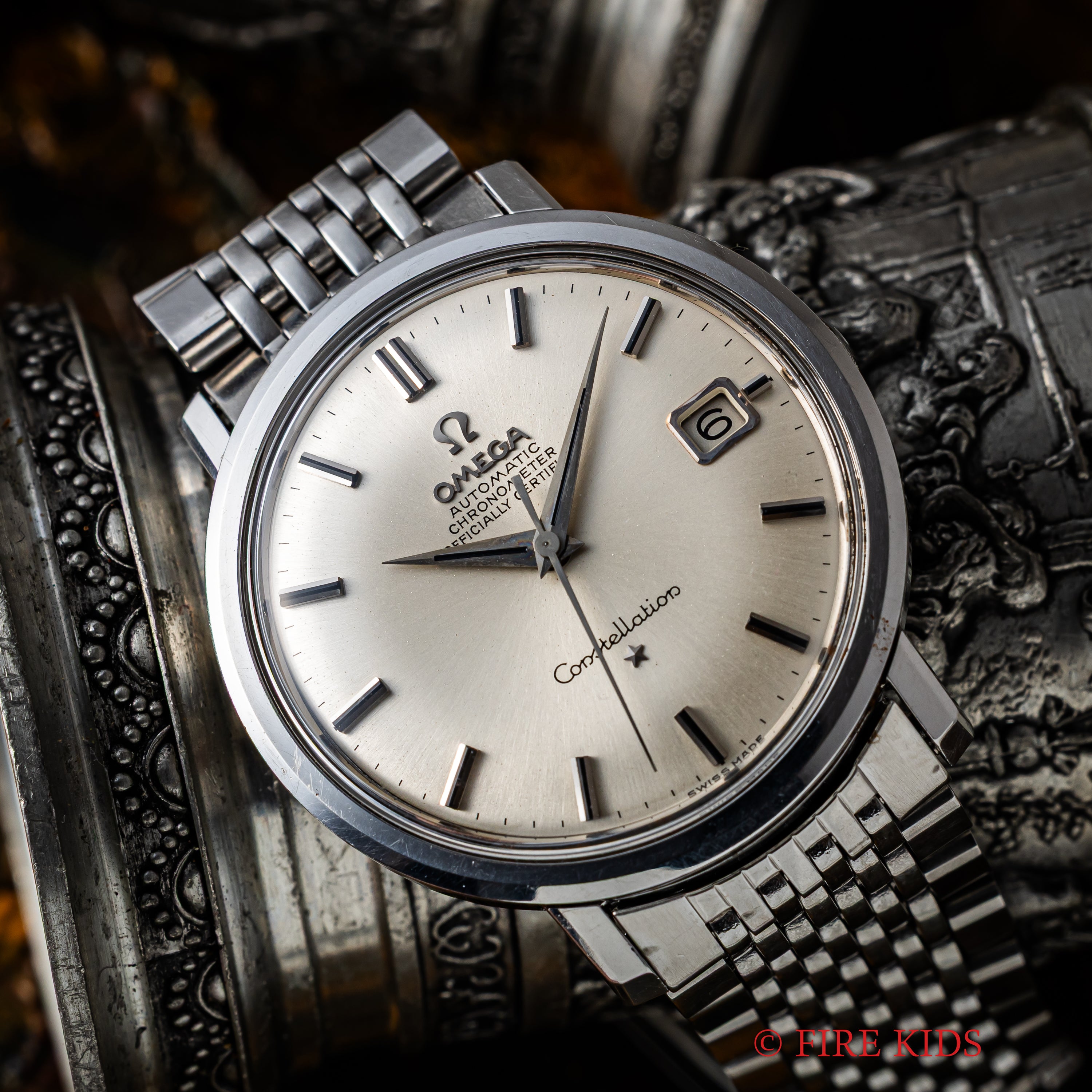 オメガ コンステレーション ラウンドケース 1966年製 Ref.168.004 純正ブレス付き