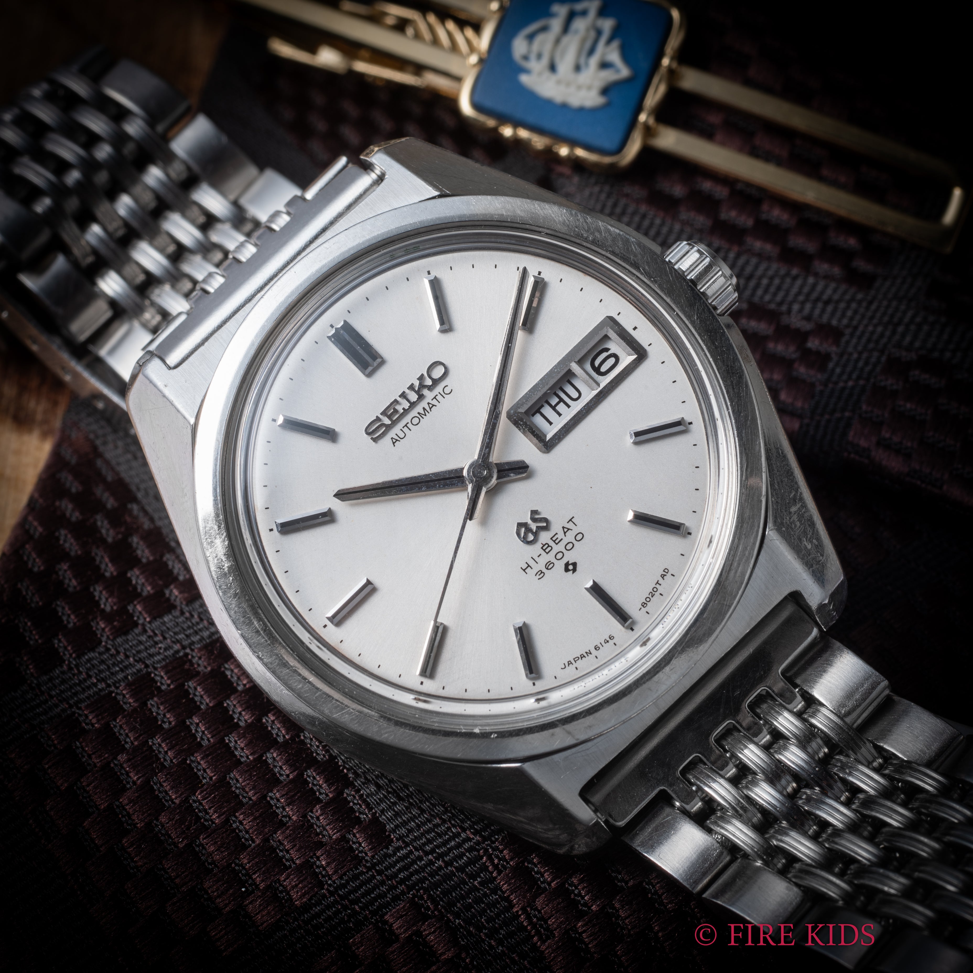 グランドセイコー ハイビート 36000 1969年製 Ref.6146-8000 61GS 10振動 自動巻き 社外ブレス