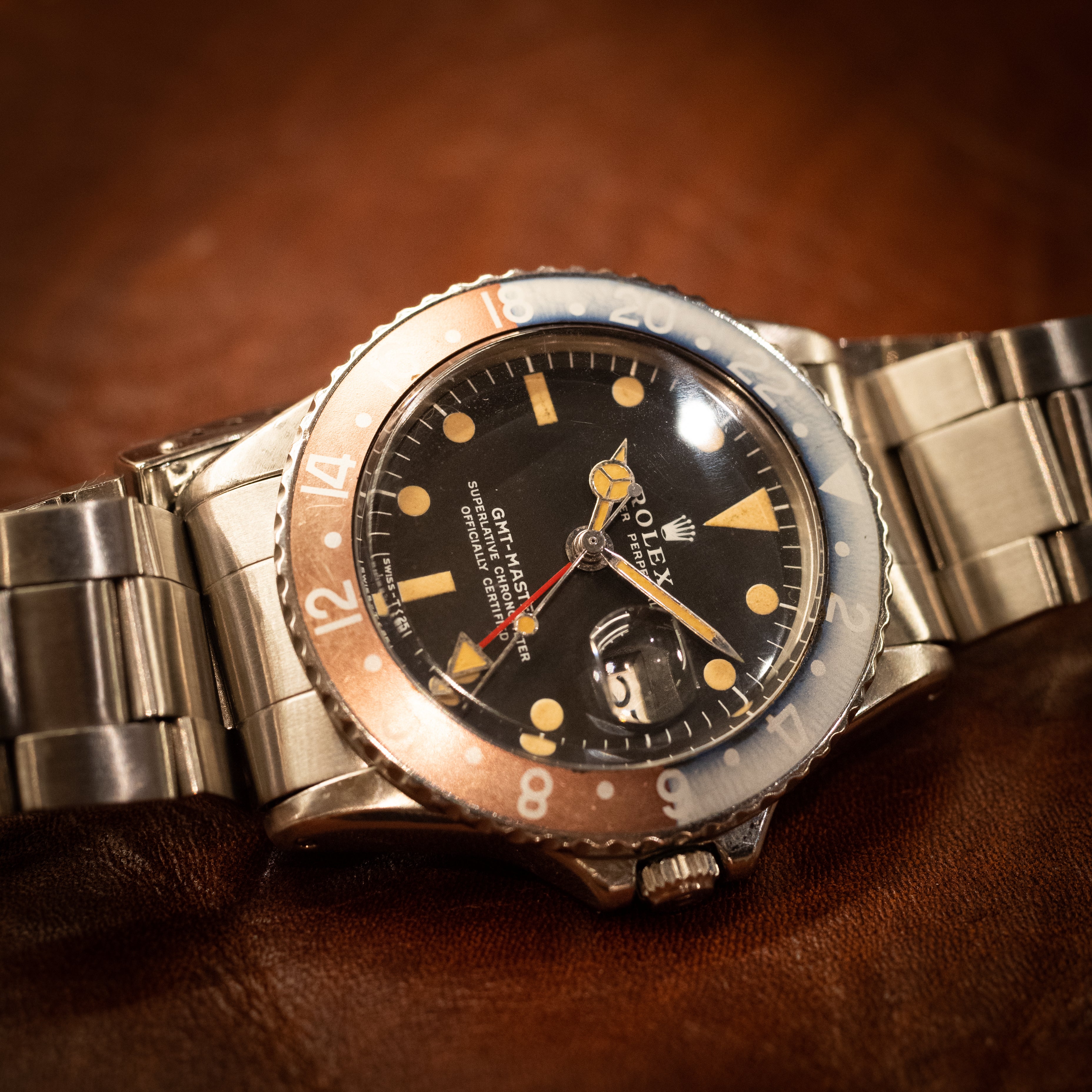 ロレックス GMTマスター 1970年製/昭和45年製 Ref.1675 Mk-Ⅱダイヤル