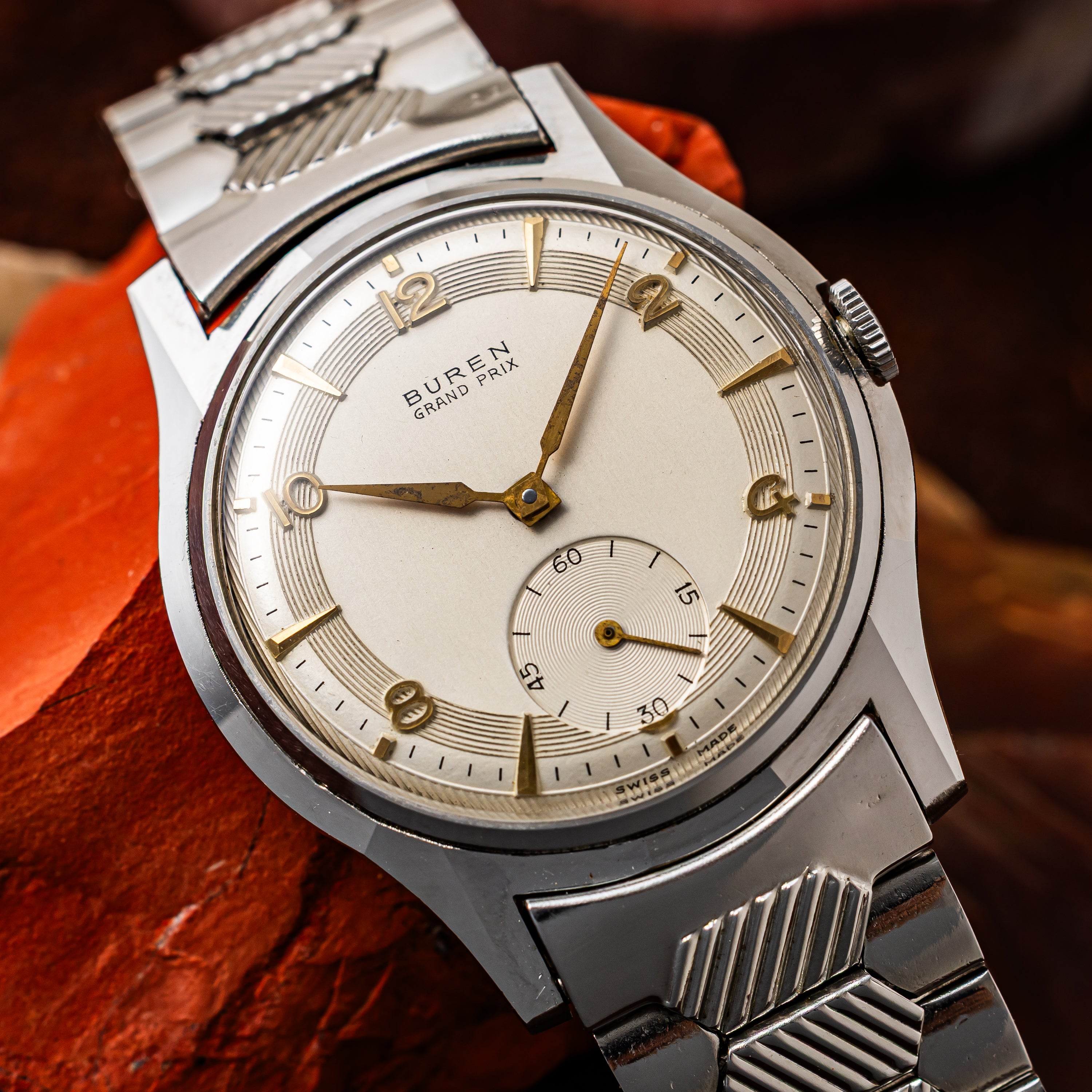 ビューレン グランプリ 手巻き 1950年代前半 Cal.381 スモセコ 未使用品
