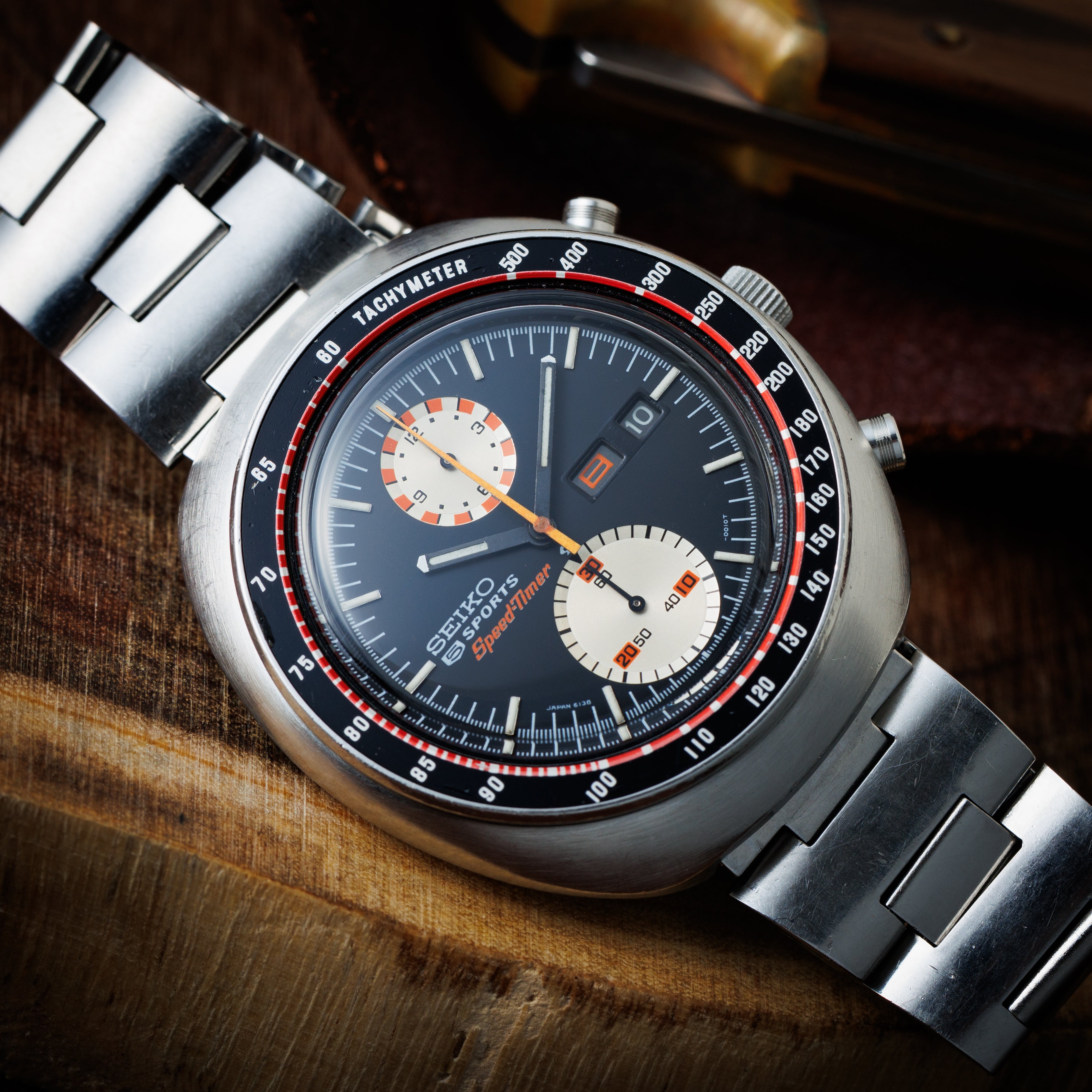 セイコー 1971年製 5スポーツ スピードタイマー UFO Ref.6138-0011 自動巻クロノグラフ