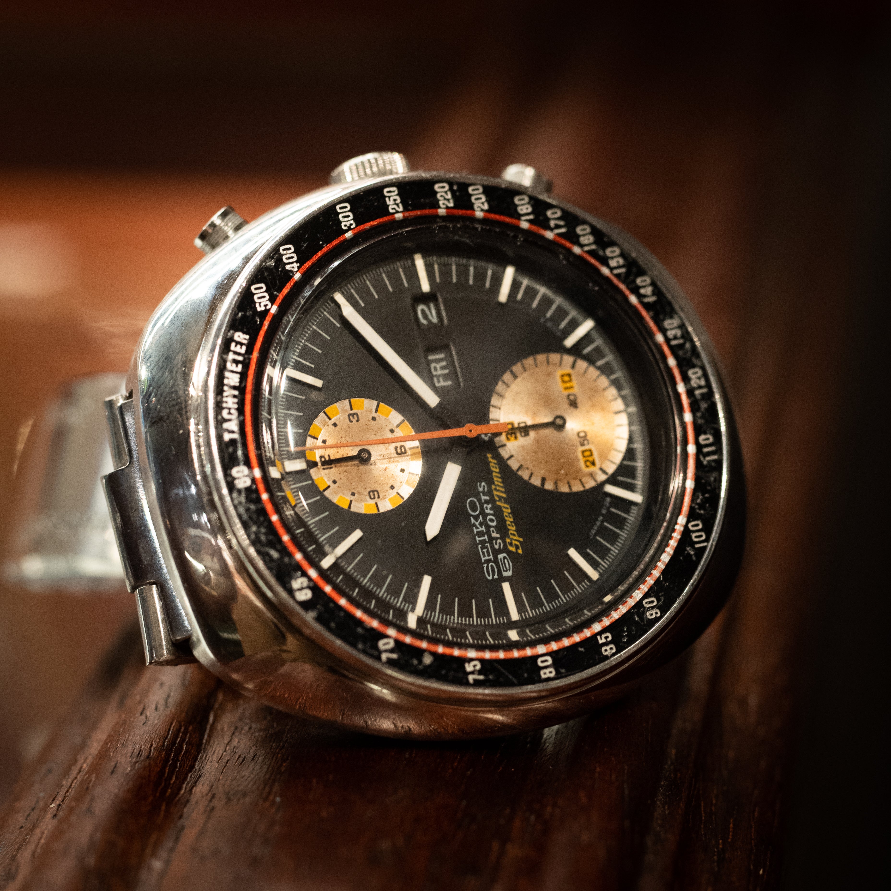 セイコー 1975年製 5スポーツ スピードタイマー UFO Ref.6138-0011 クロノグラフ