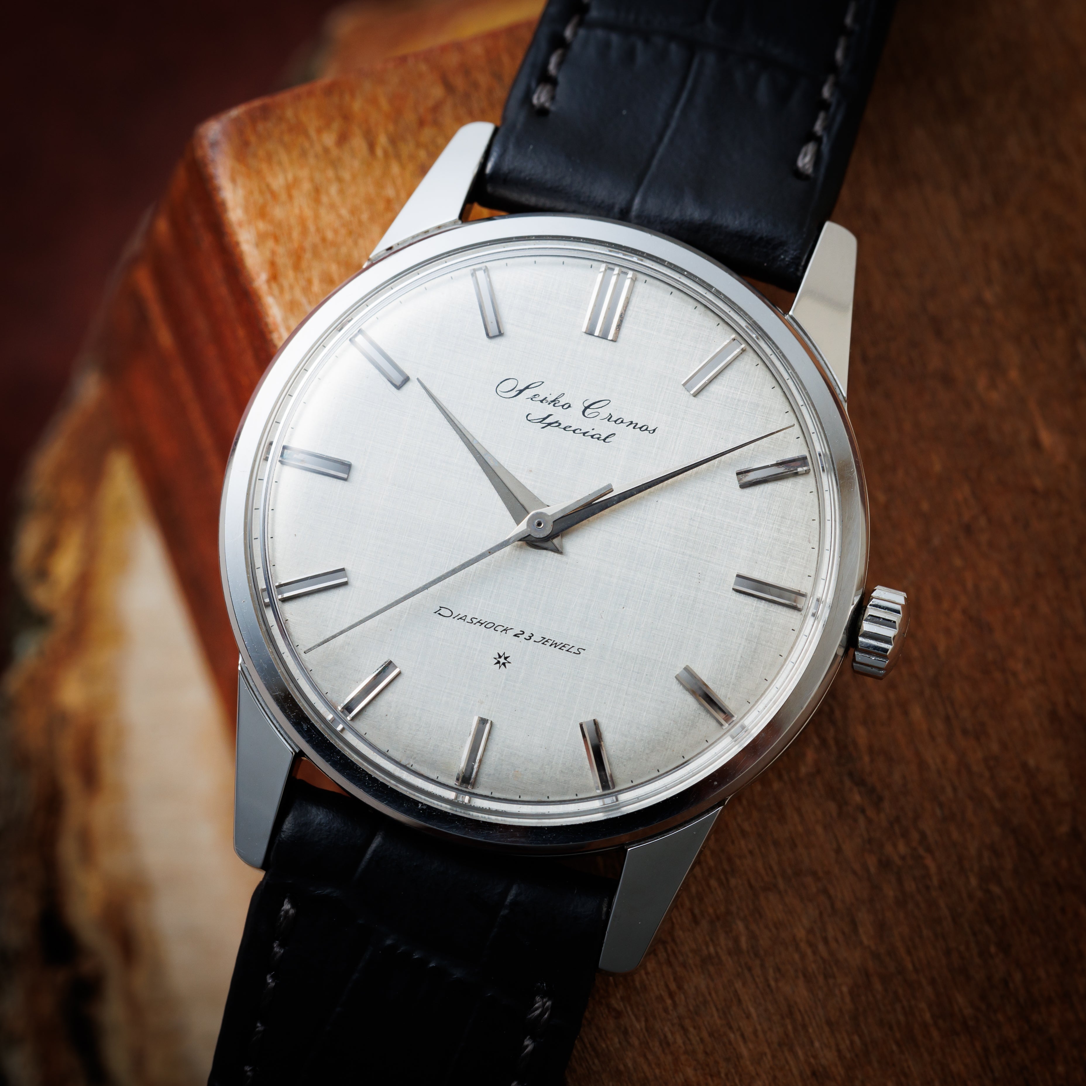 セイコー クロノス スペシャル 手巻き 1963年製 Ref.15033CL リネンダイヤル