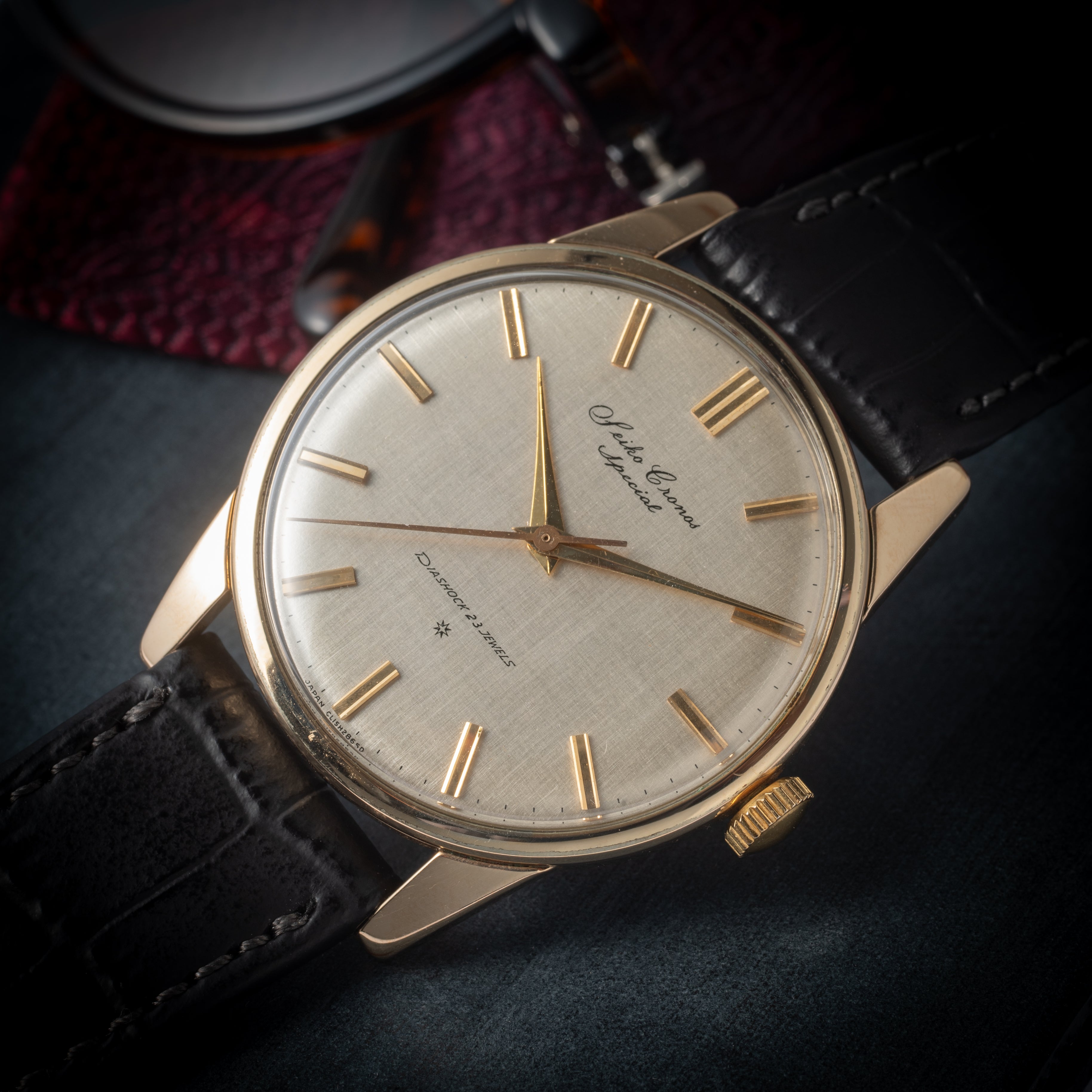 セイコー クロノススペシャル 1962年製 Ref.15033 80ミクロン金張り SDリネンダイヤル