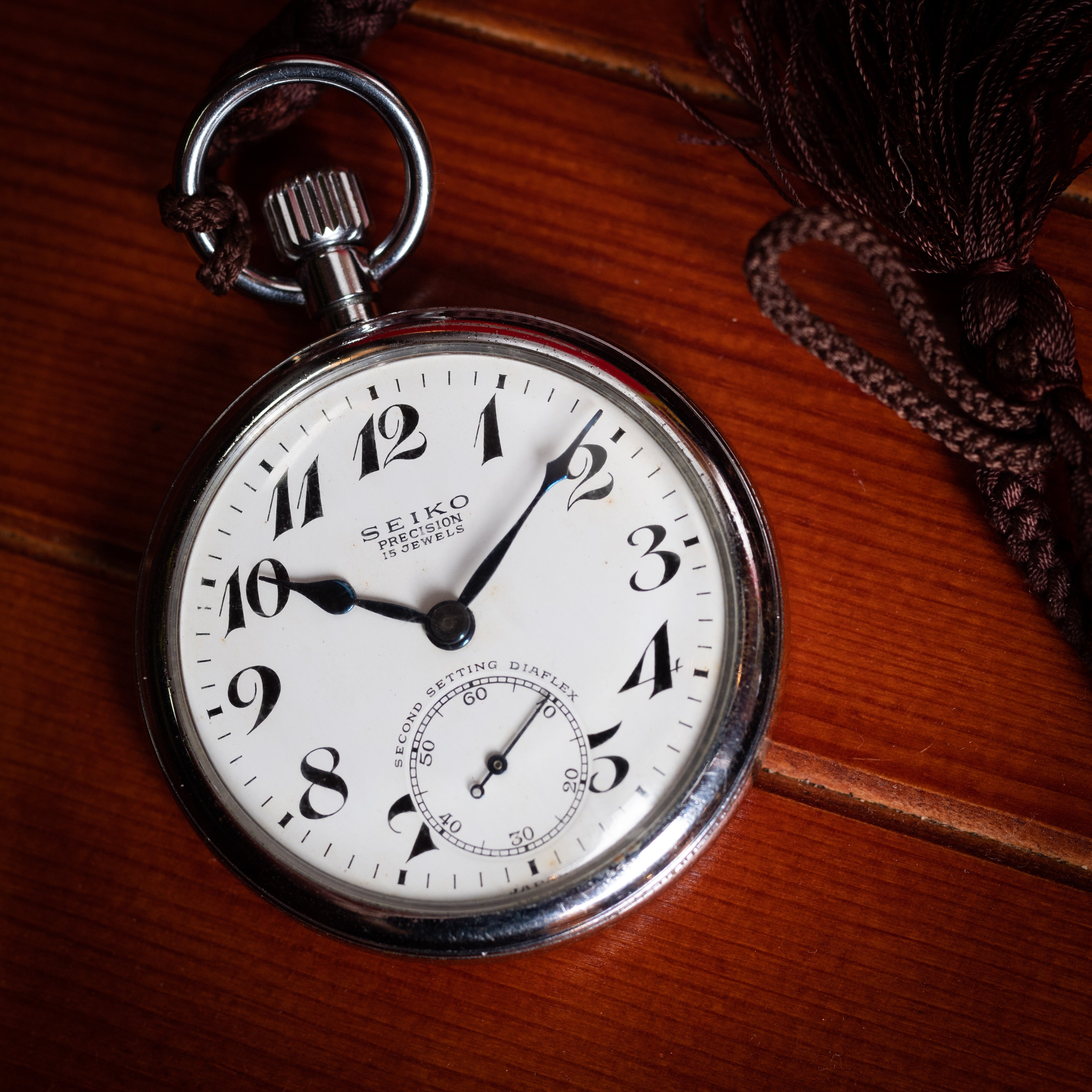 19セイコー 国鉄新幹線 1965年製/昭和40年製 懐中時計 セコンドセッティング
