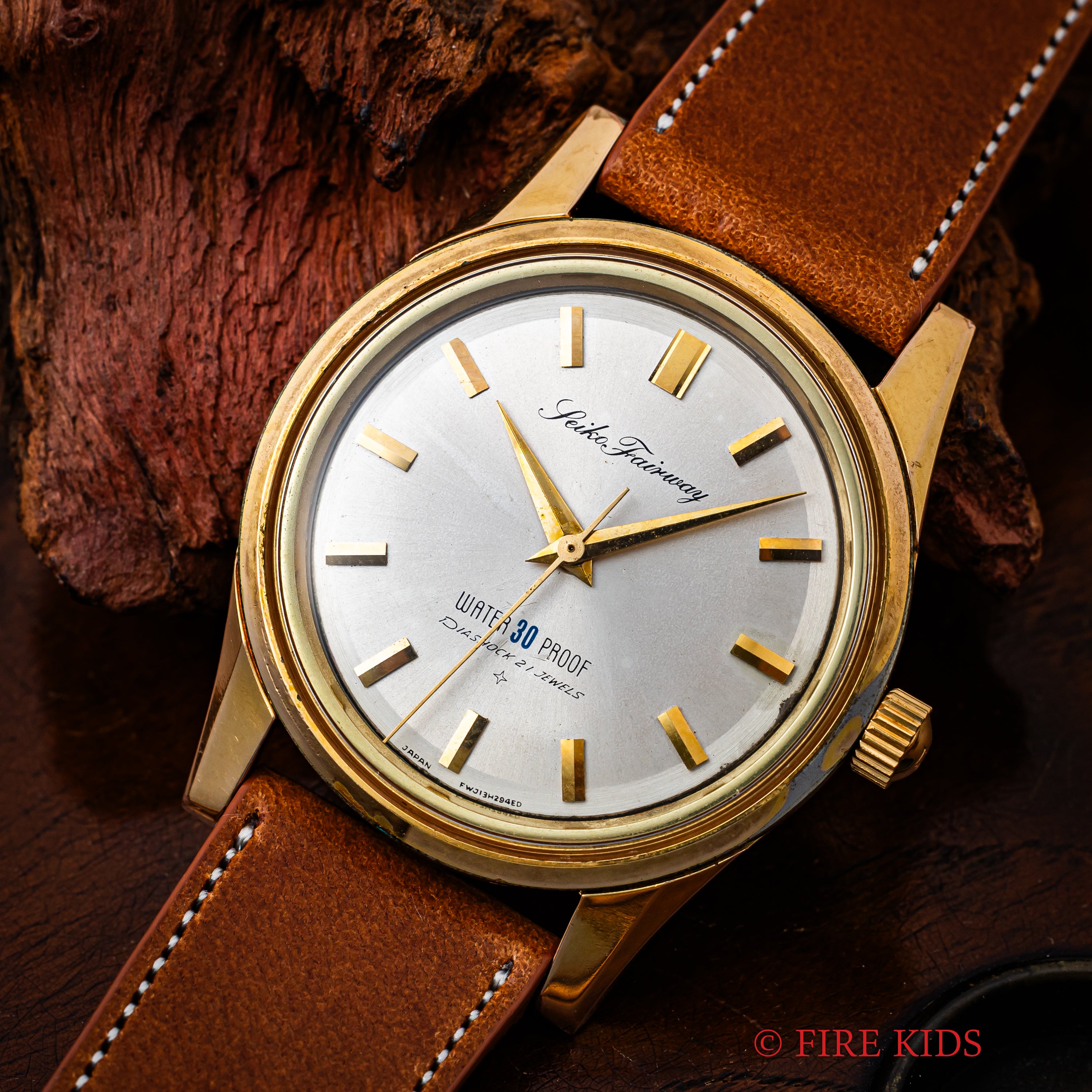 セイコー フェアウェイ 1962年製 Ref.J13048 金張り EDダイヤル 手巻