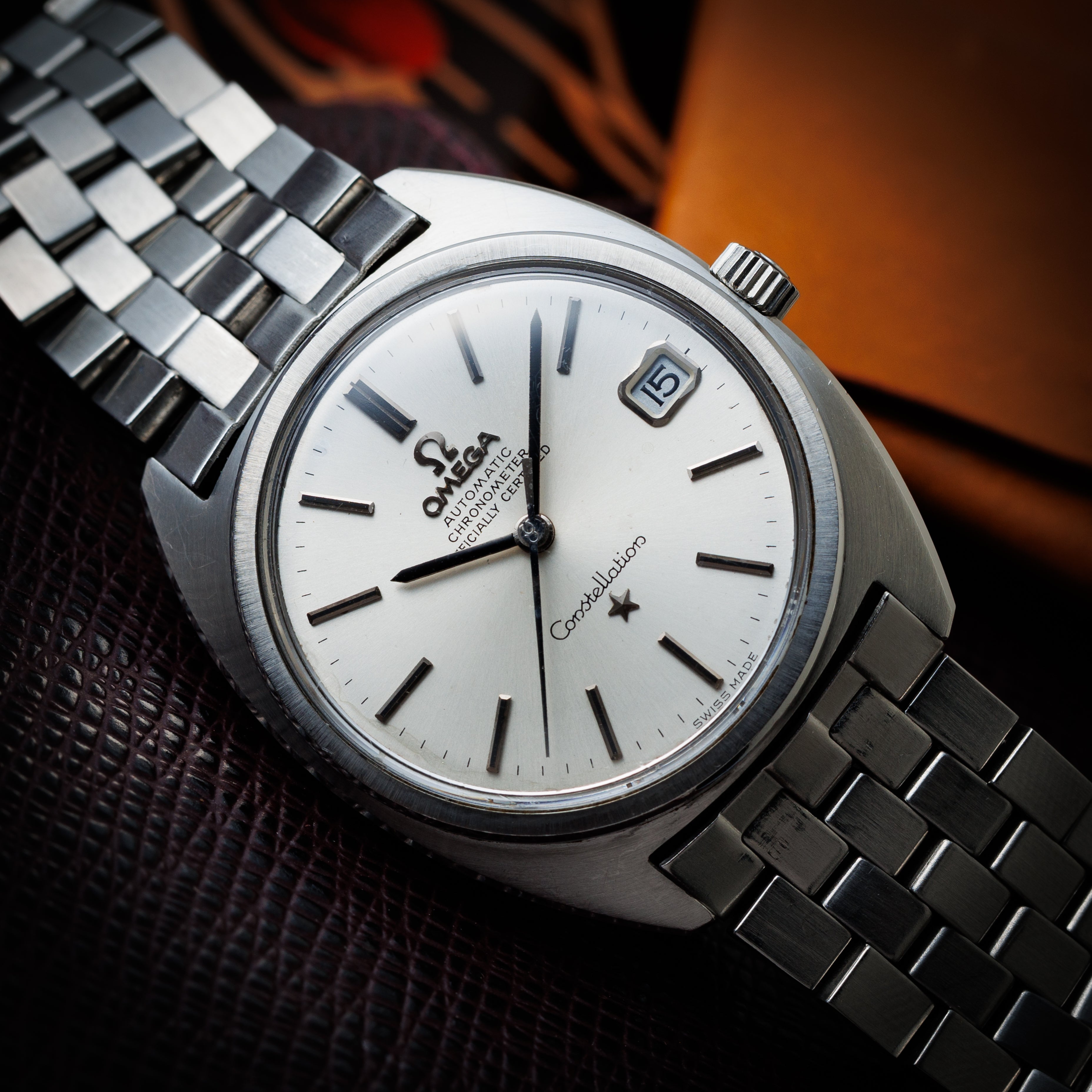 オメガ コンステレーション ジェンタデザイン前期型 1969年製 Ref.168.017 SP 純正ブレス付き